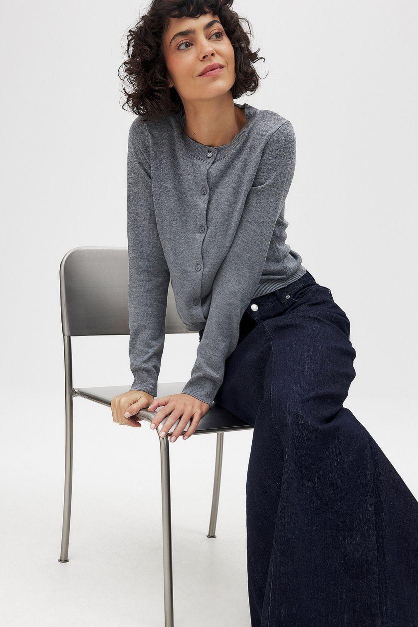 Denim Maxi Skirt Product Image