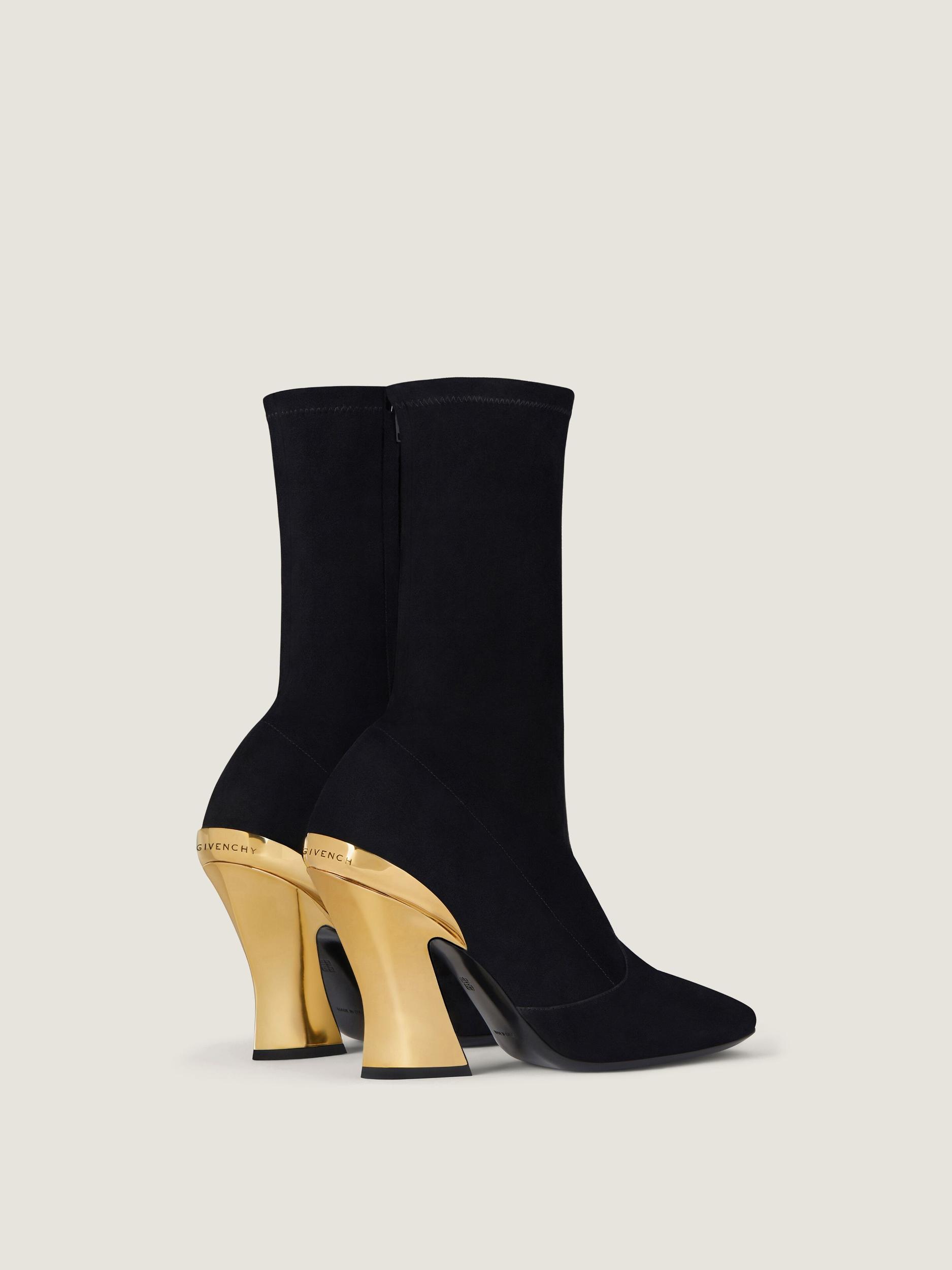 Sculpted ankle boots in suede Product Image