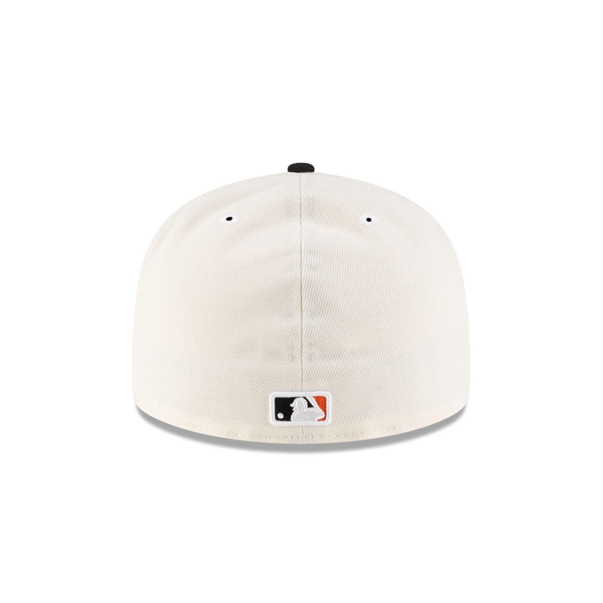 Just Caps League Sidepatch Chrome White San Francisco Giants 59FIFTY A-Frame Fitted Hat Male Product Image