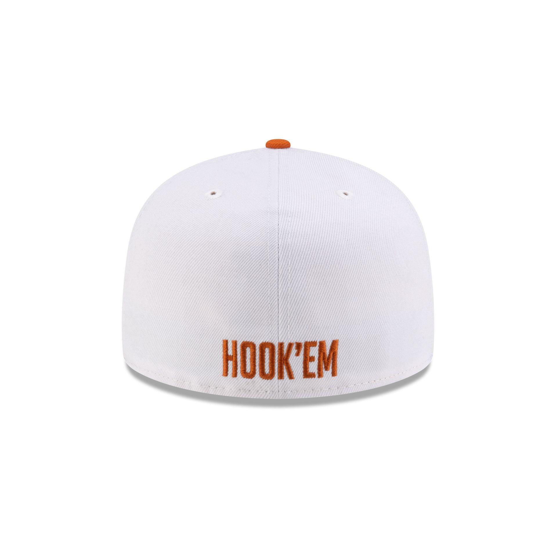 Texas Longhorns White 59FIFTY Fitted Hat Male Product Image