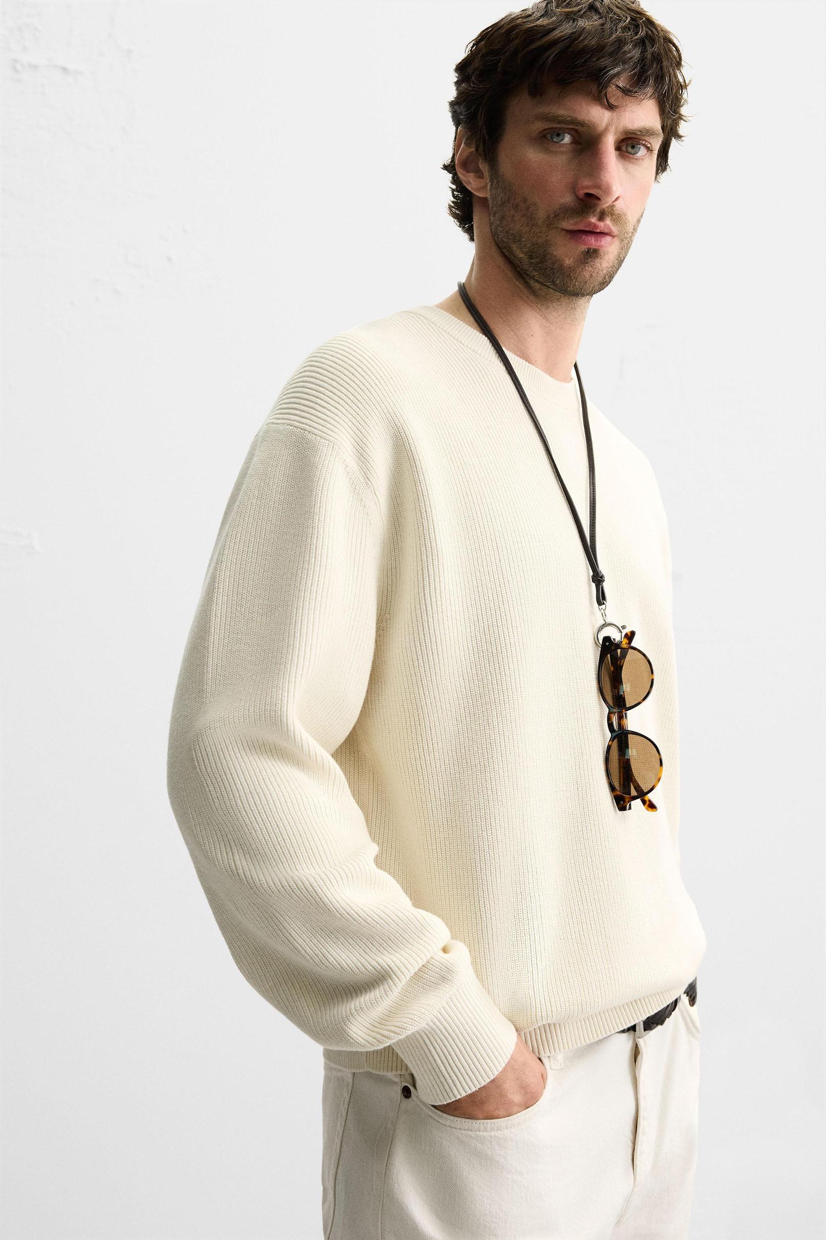 PURL KNIT SWEATER Product Image