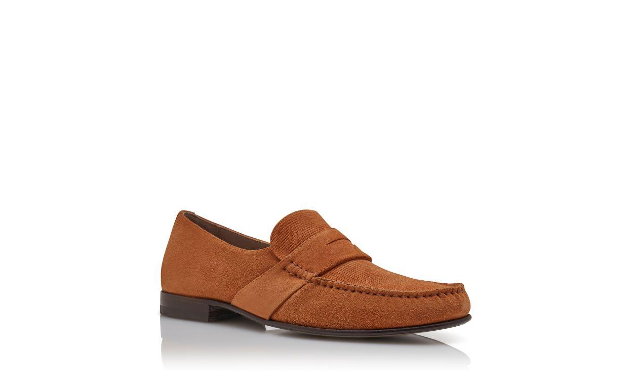 ELM Brown Suede Loafers  Product Image