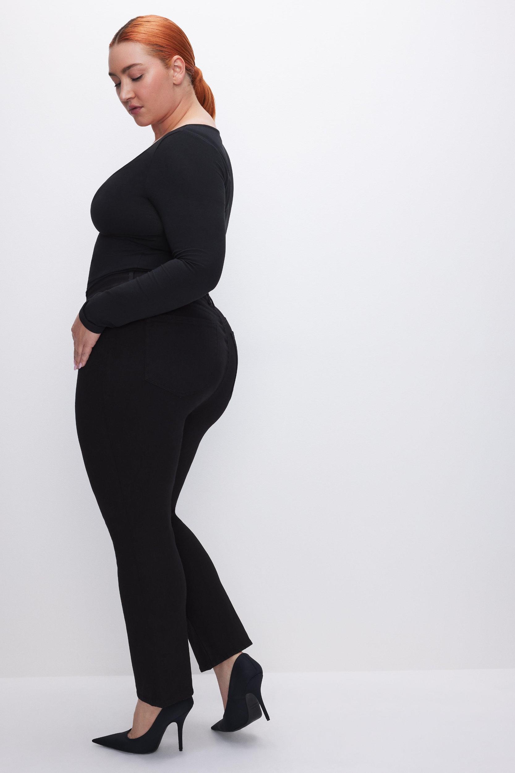 NEVER FADES GOOD LEGS STRAIGHT JEANS | BLACK001 Product Image