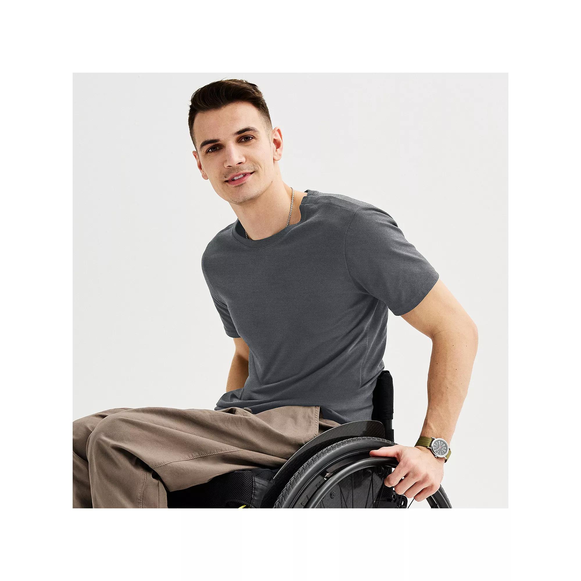 Men's Sonoma Goods For Life® Adaptive Easy Dressing Crew Tee,  Product Image