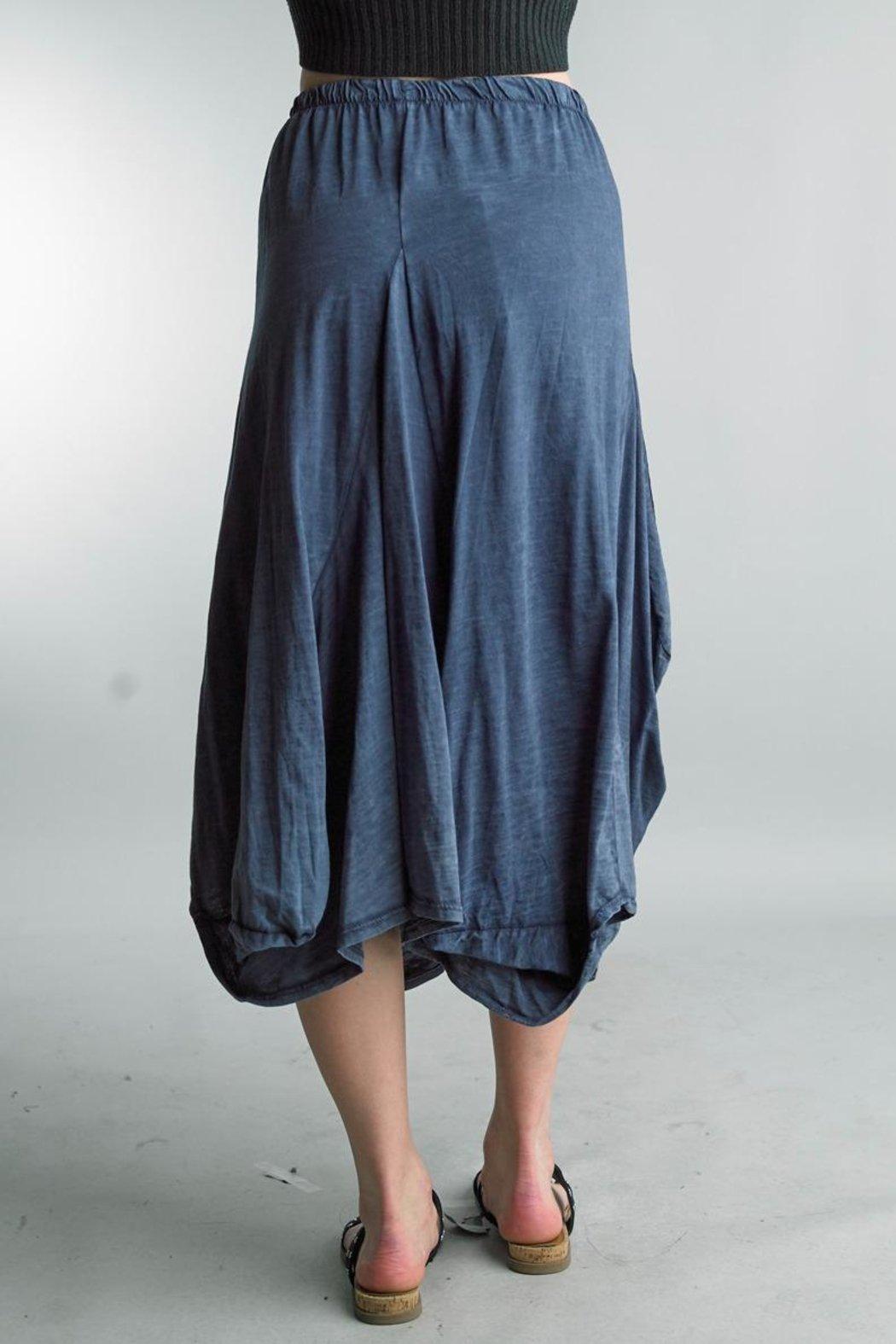 Navy Bubble Skirt Product Image