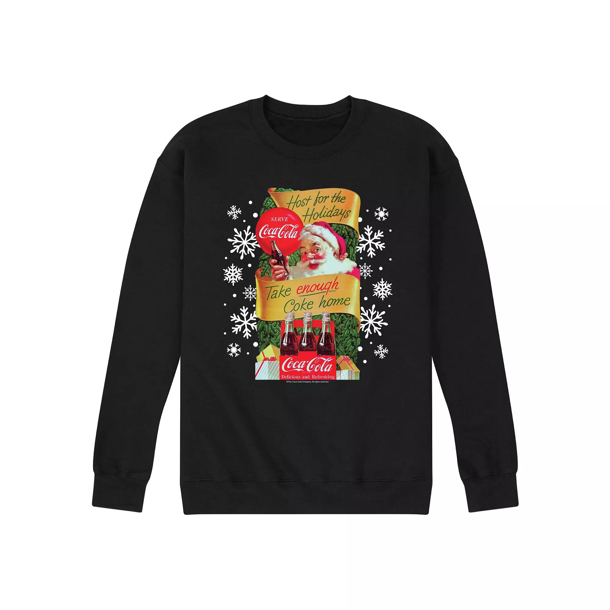 Men's CocaCola Host The Holidays Sweatshirt,  Product Image