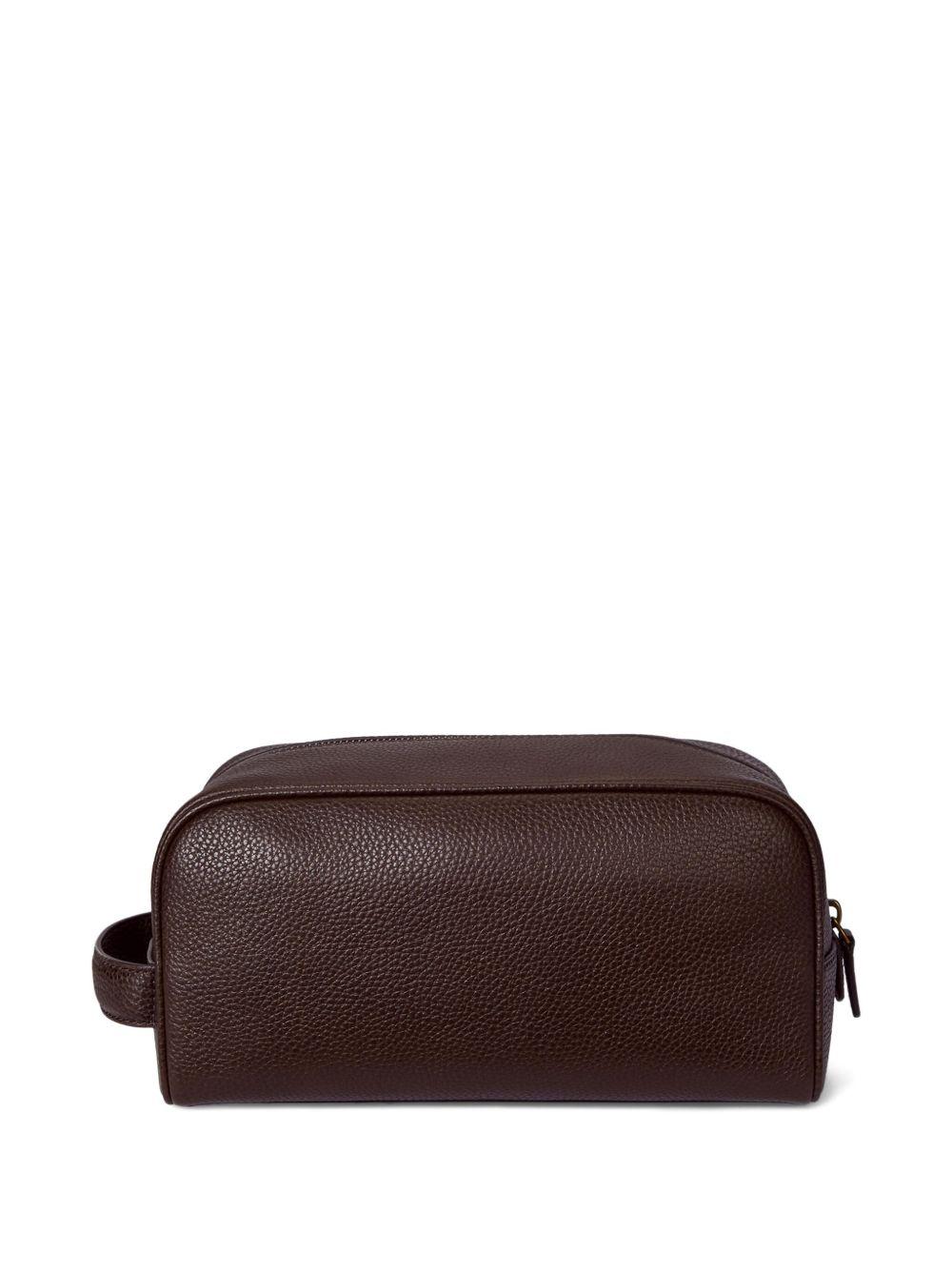 pebbled-leather wash bag Product Image