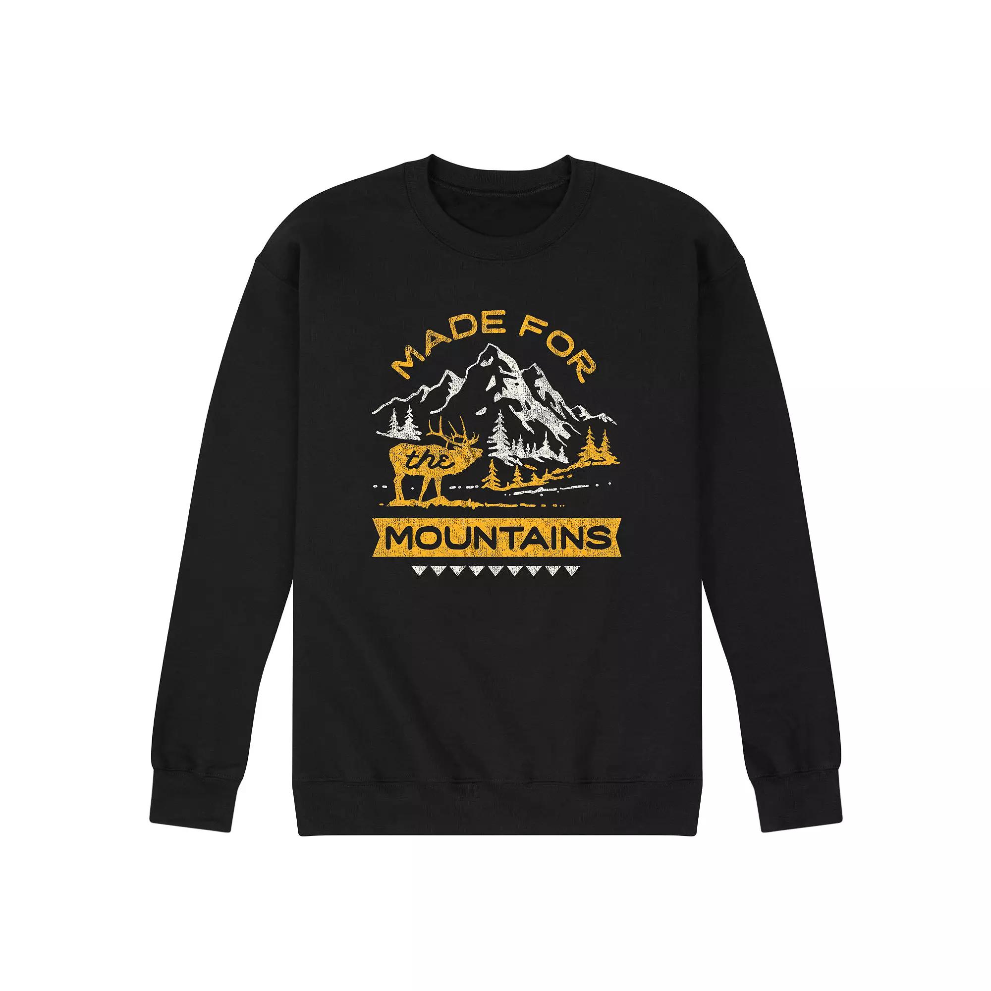 Men's Made for the Mountains Graphic Fleece Sweatshirt,  Product Image