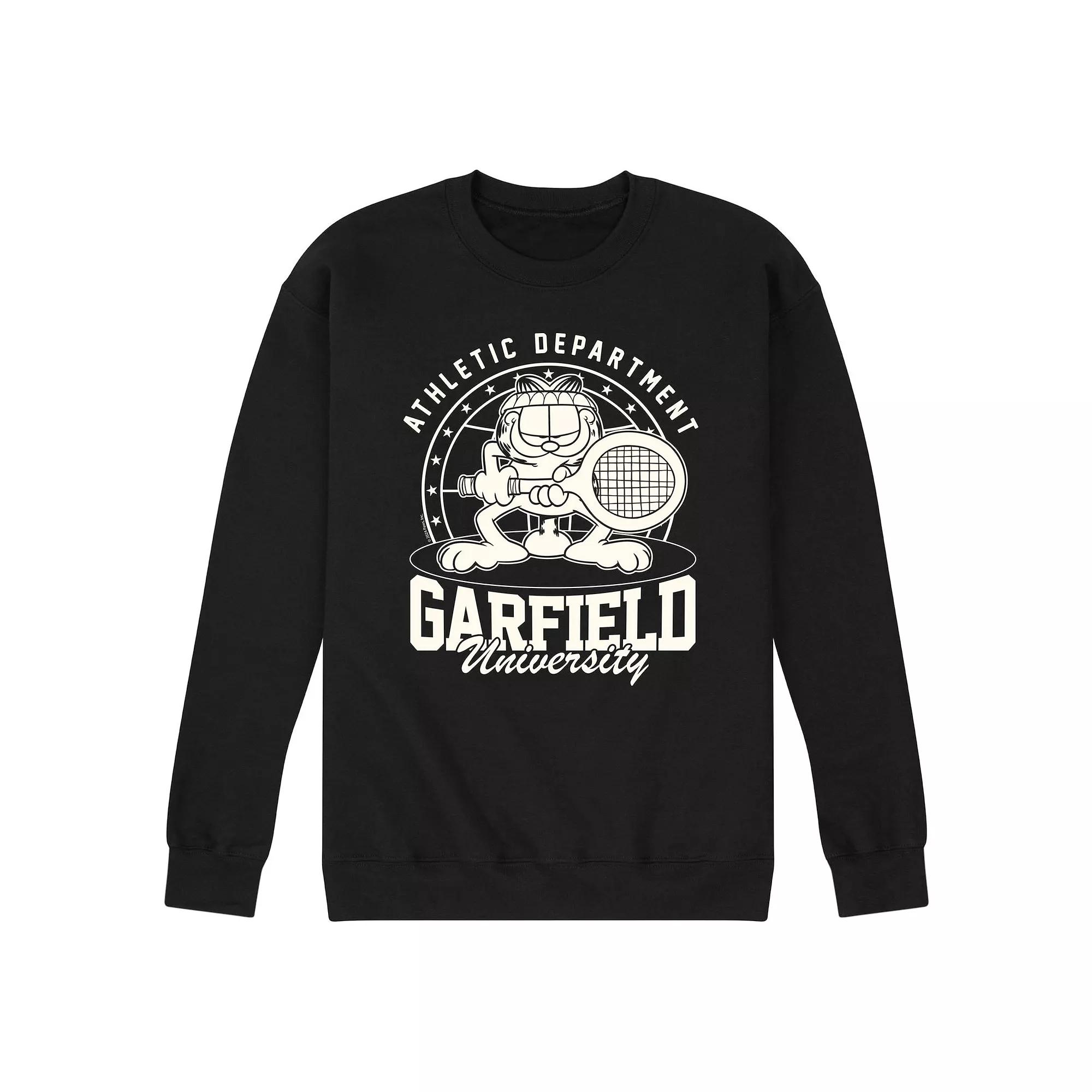 Men's Garfield Tennis Fleece Sweatshirt,  Product Image
