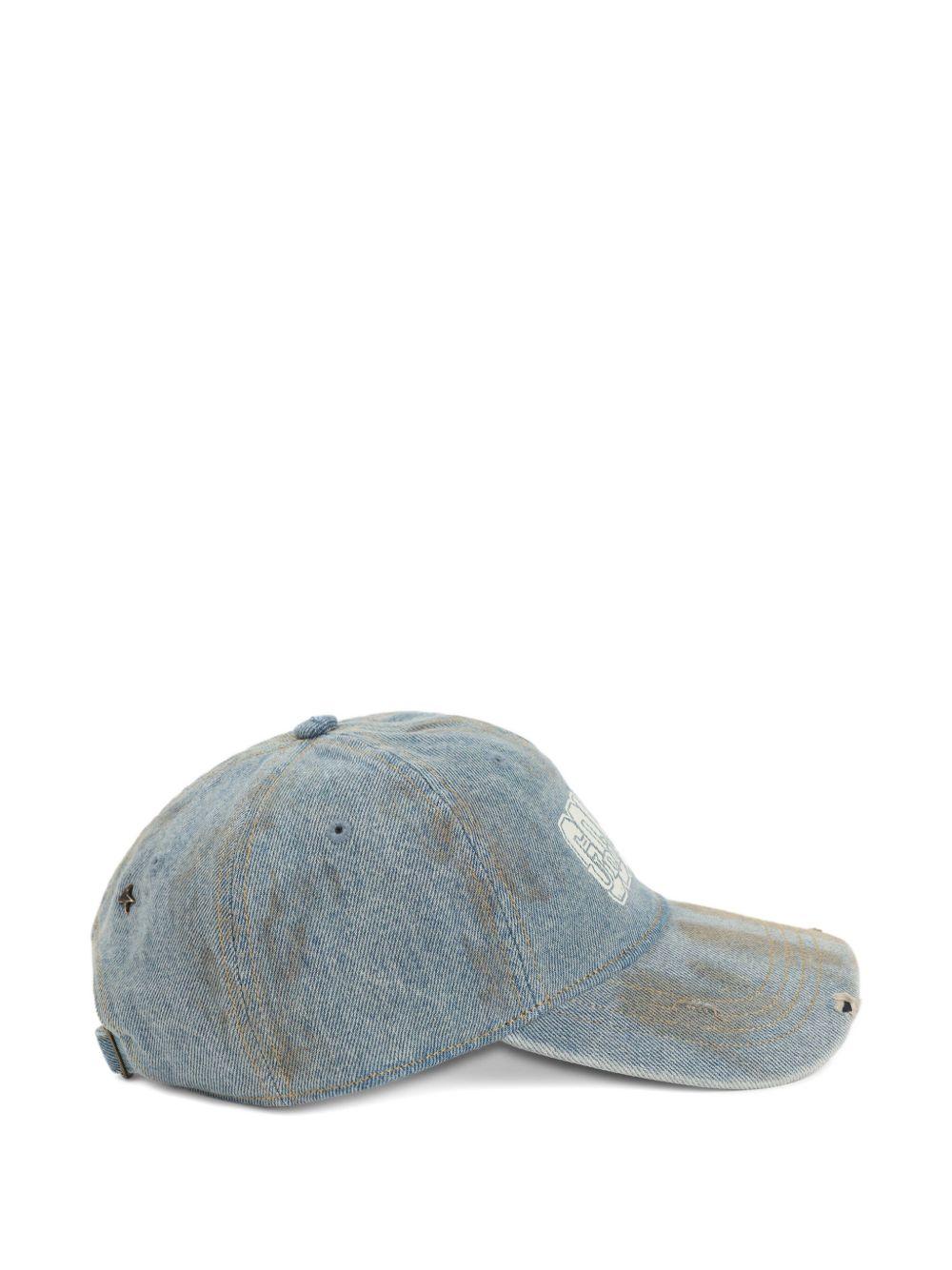 distressed denim cap Product Image