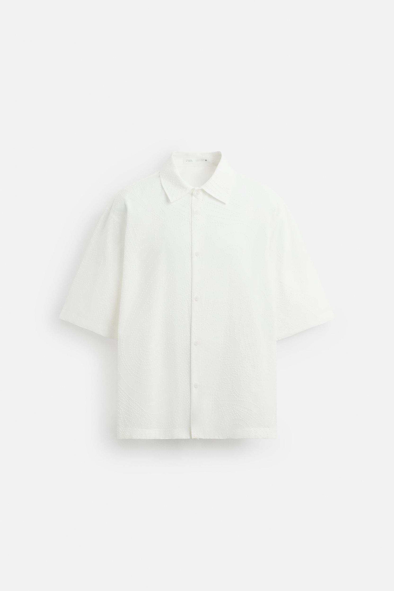 TEXTURED RELAXED FIT SHIRT Product Image