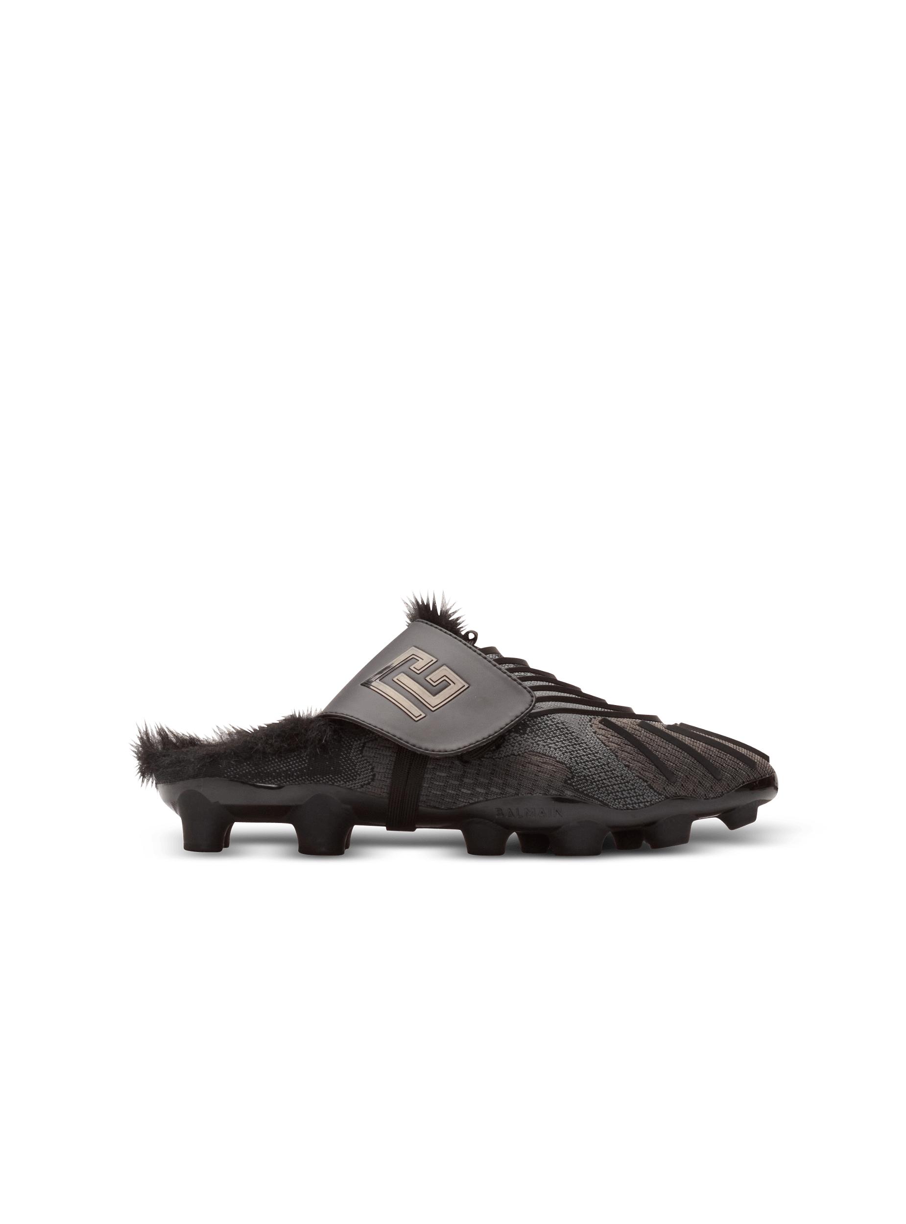 Half Time faux fur-lined mules with technical fabrics Product Image