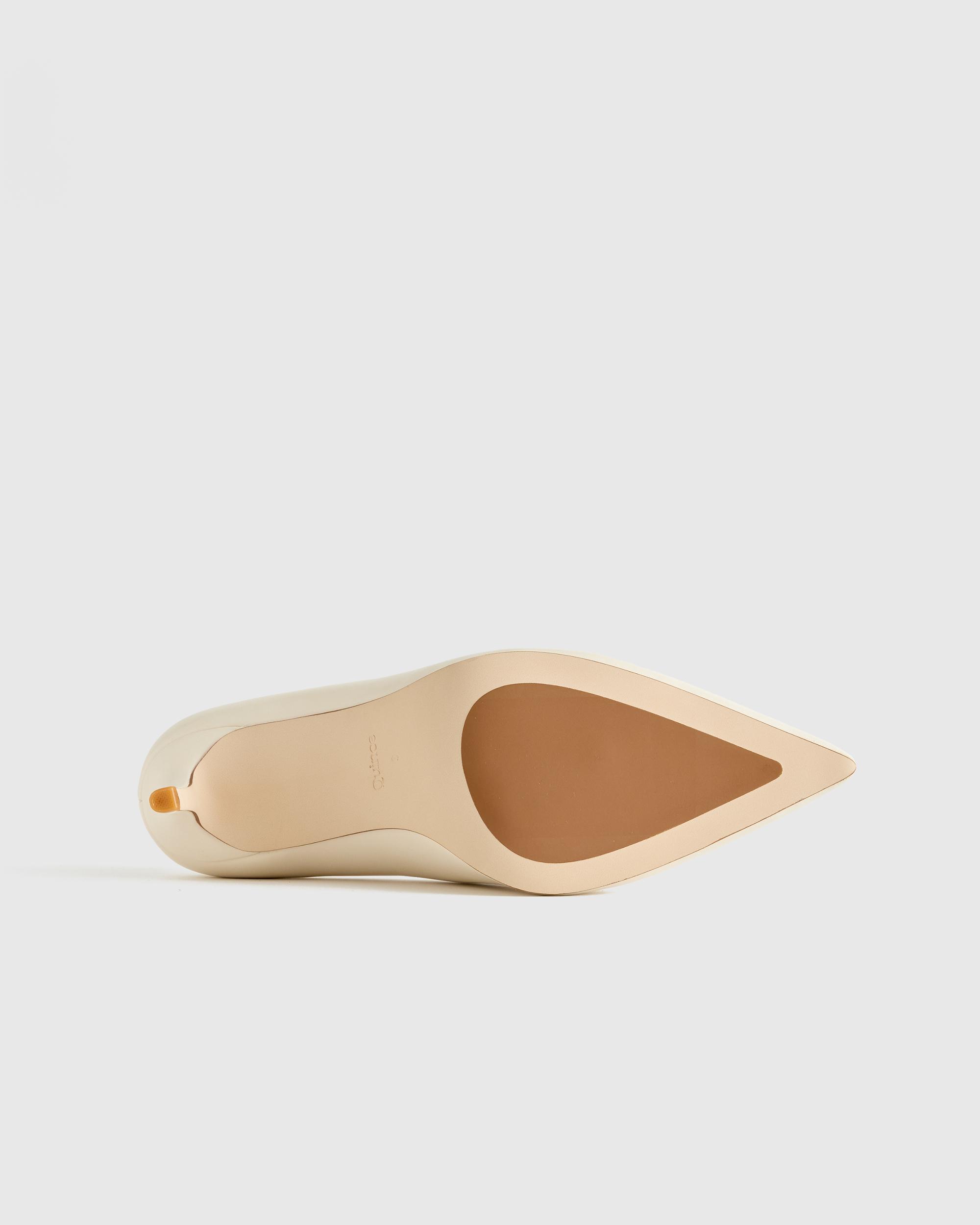 Quince | Women's Italian Leather 75mm Pointy Toe Pump Product Image