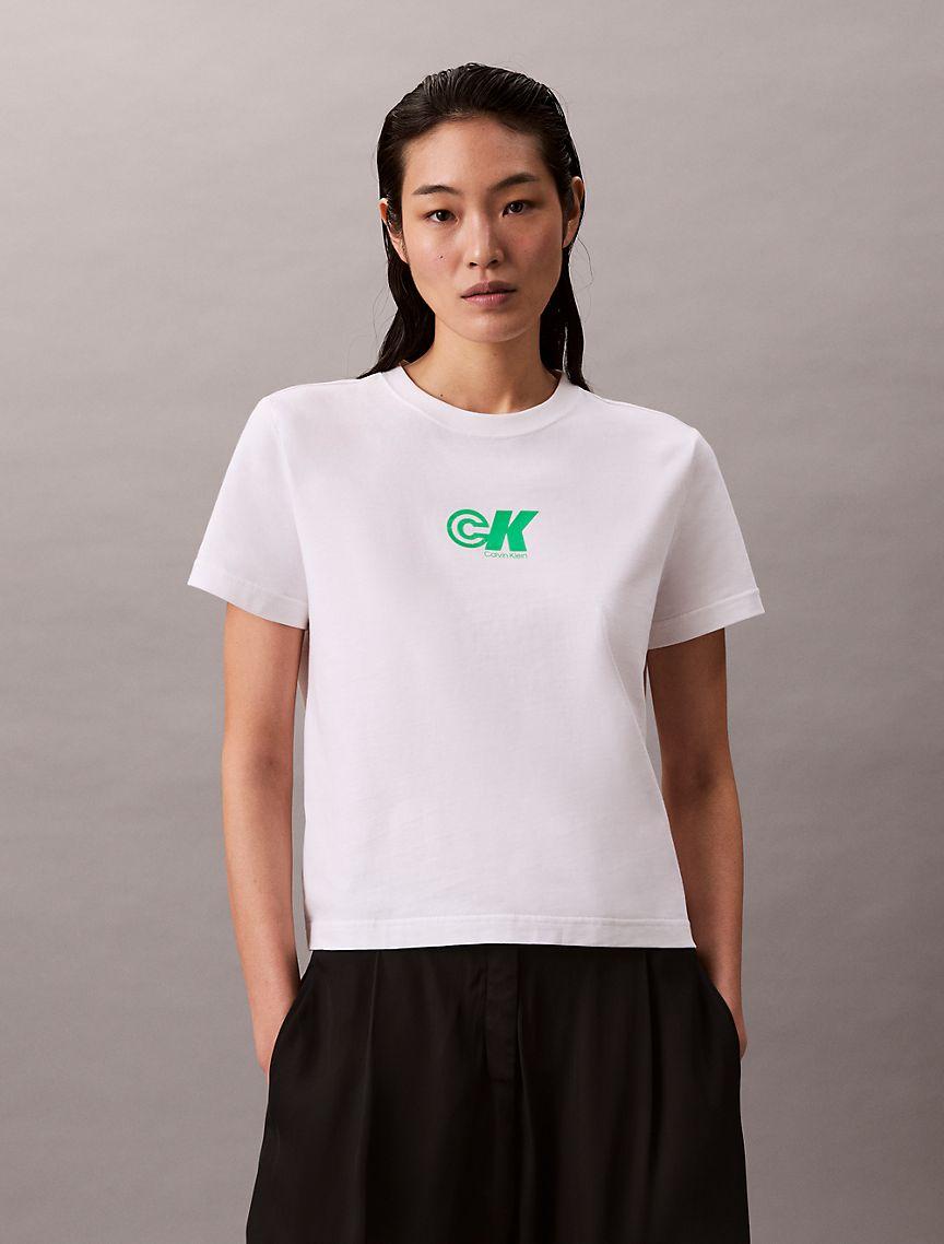 Monogram Logo Graphic Slim T-Shirt Product Image