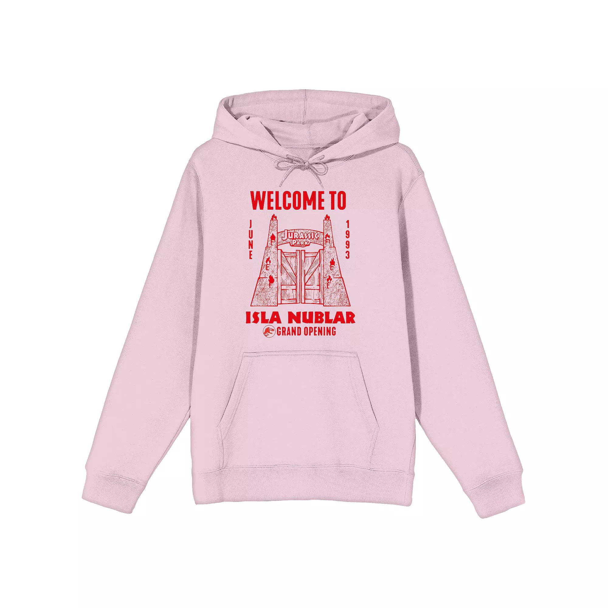 Men's Jurassic Park Welcome to Isle Nublar Graphic Hoodie,  Product Image