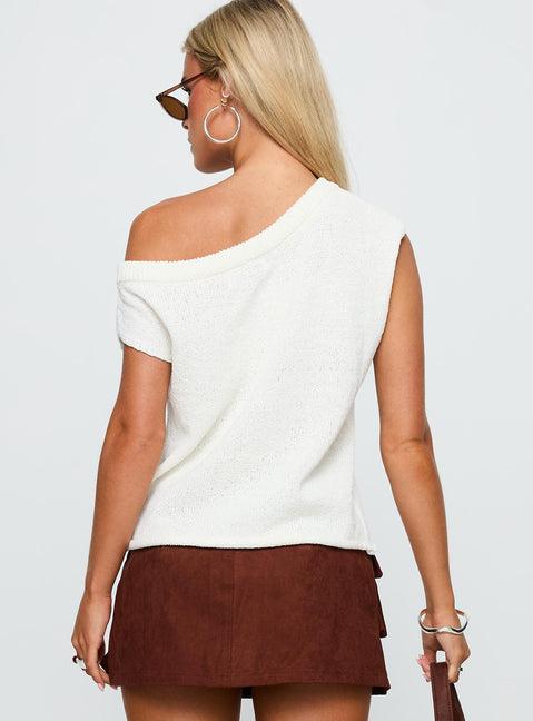 Ashfield Off Shoulder Top White Product Image