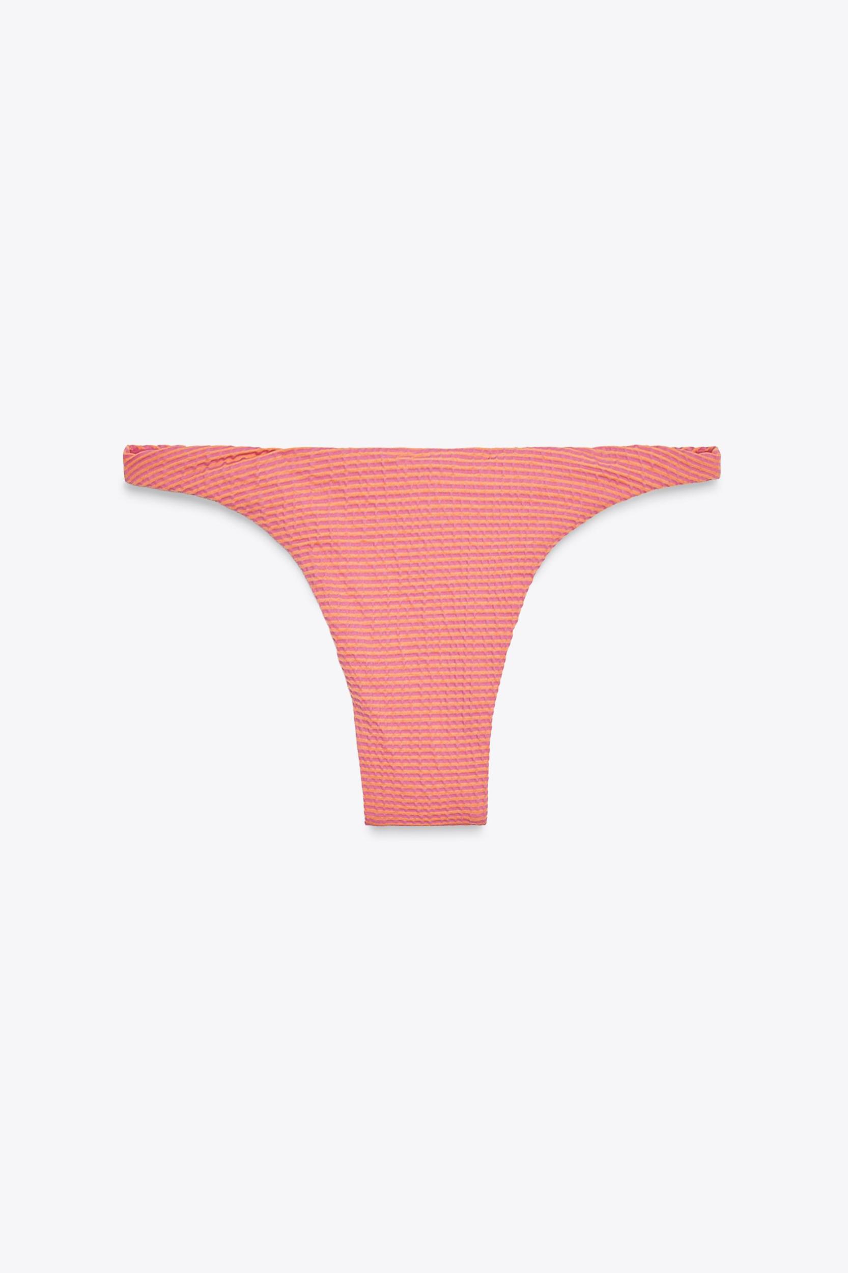 STRIPED BANDEAU BIKINI TOP Product Image