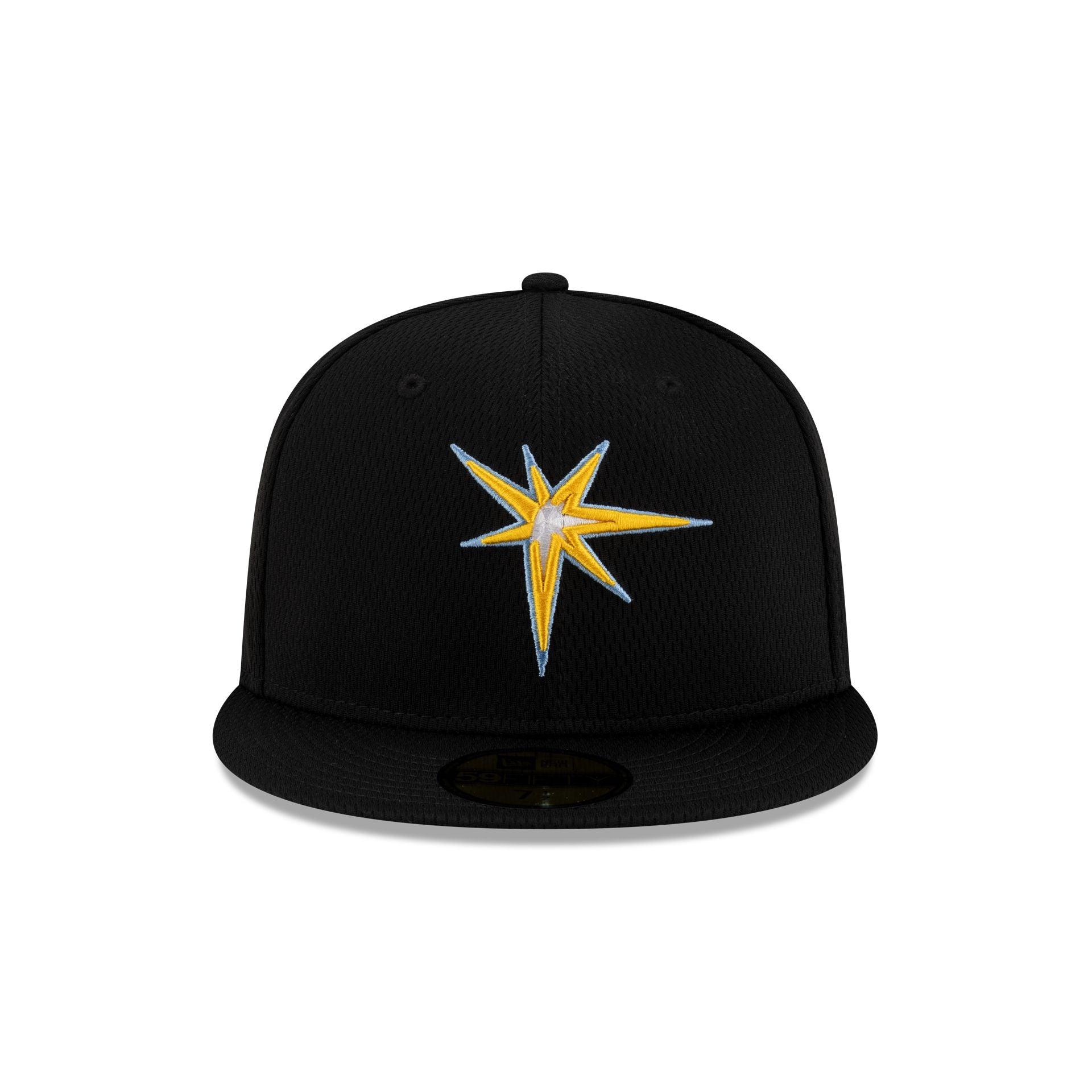 Tampa Bay Rays 2025 Clubhouse Alt Black 59FIFTY Fitted Hat Male Product Image