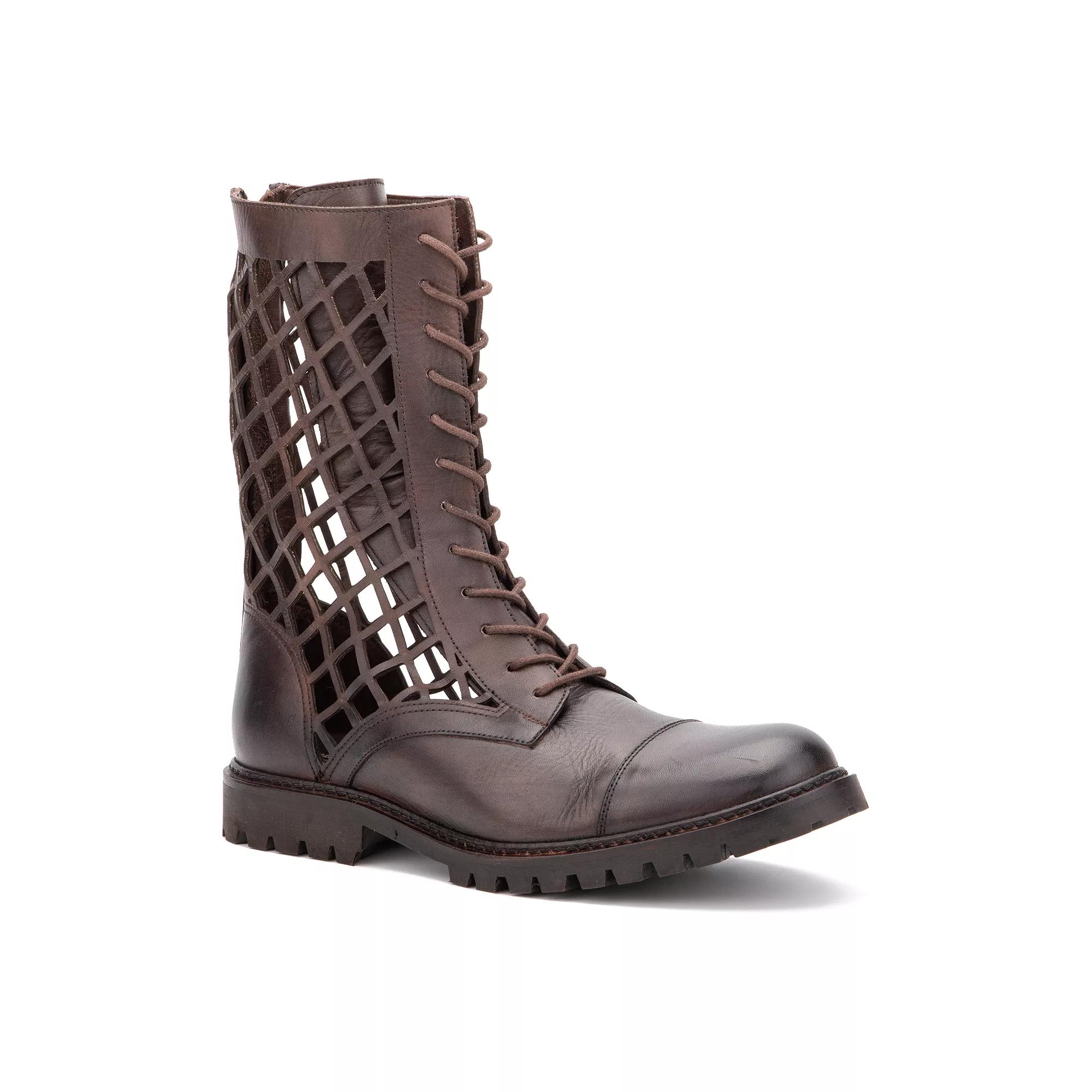 Vintage Foundry Co. Windsor Women's Leather Combat Boots,  Product Image