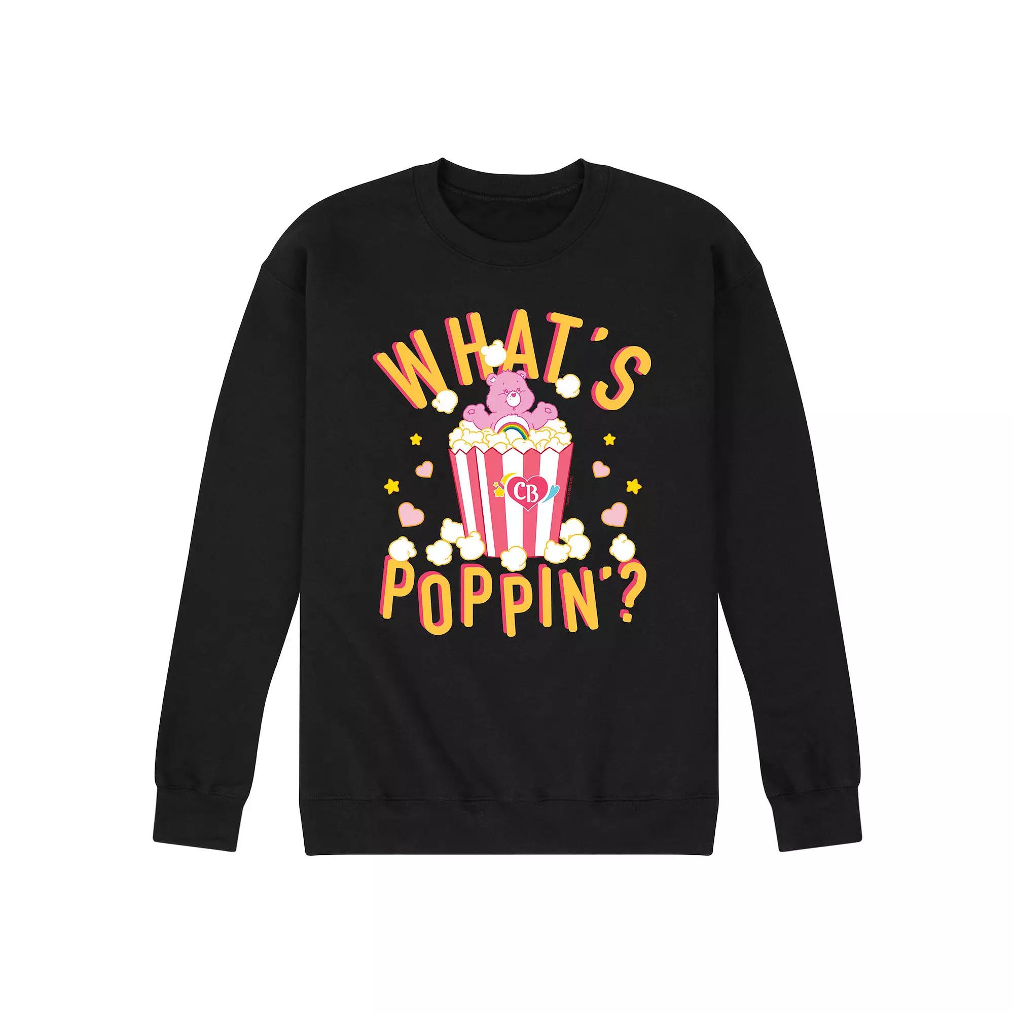 Men's Care Bears Whast Poppin' Fleece Sweatshirt,  Product Image