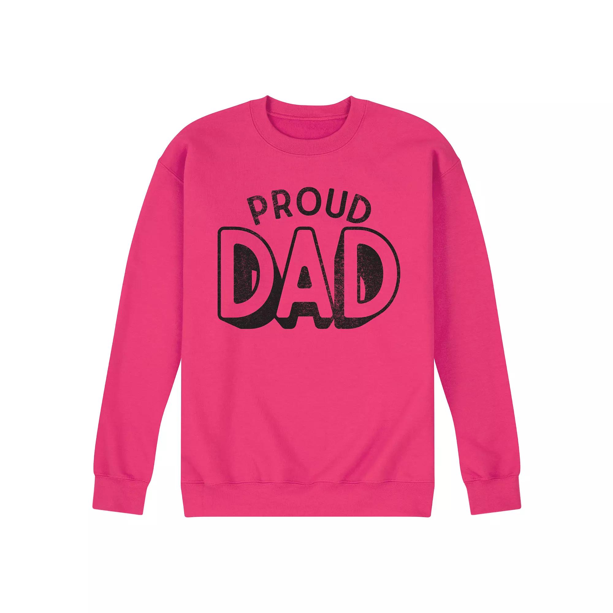 Men's Proud Dad Fleece Sweatshirt,  Product Image