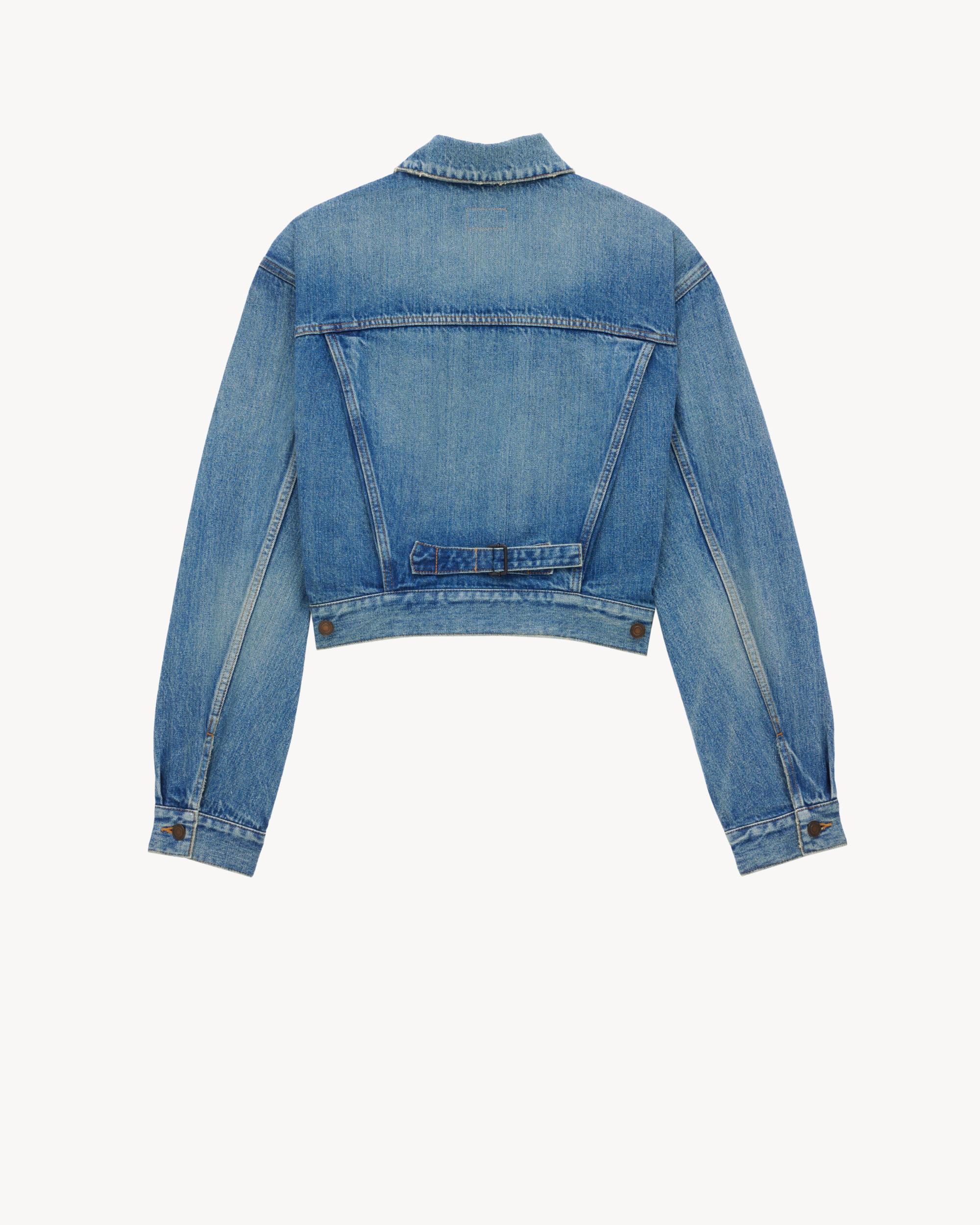 80's Jacket in Vintage Blue Denim Product Image