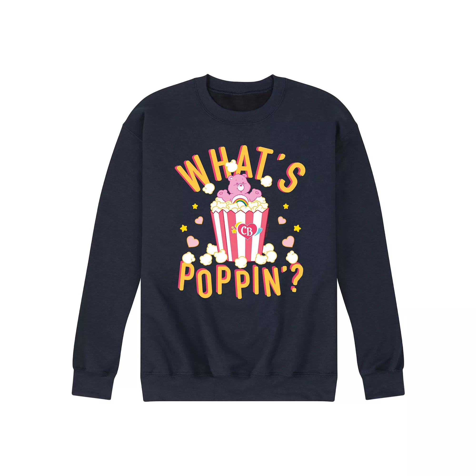 Men's Care Bears Whast Poppin' Fleece Sweatshirt,  Product Image