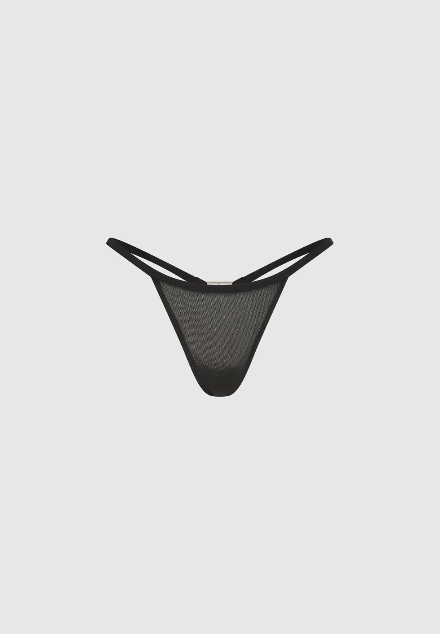 Mesh G-String - Black Female Product Image