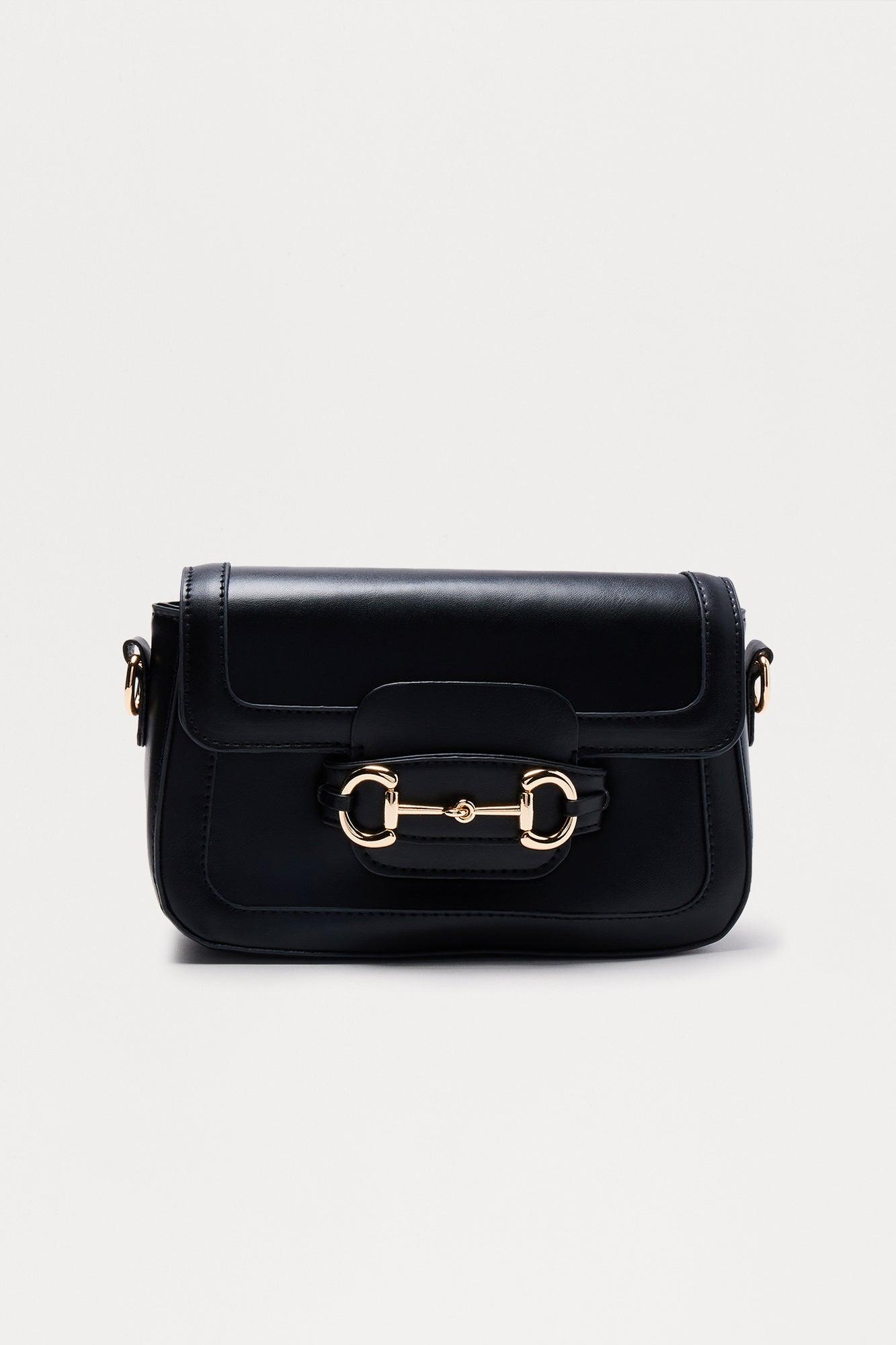 Money Maker Faux Leather Shoulder Bag - Black Female Product Image