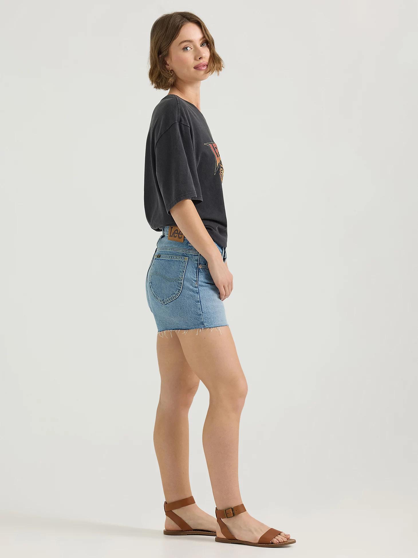Women's Loose Cut Off Rider™ Shorty Short | Women's Shorts | Lee® Product Image