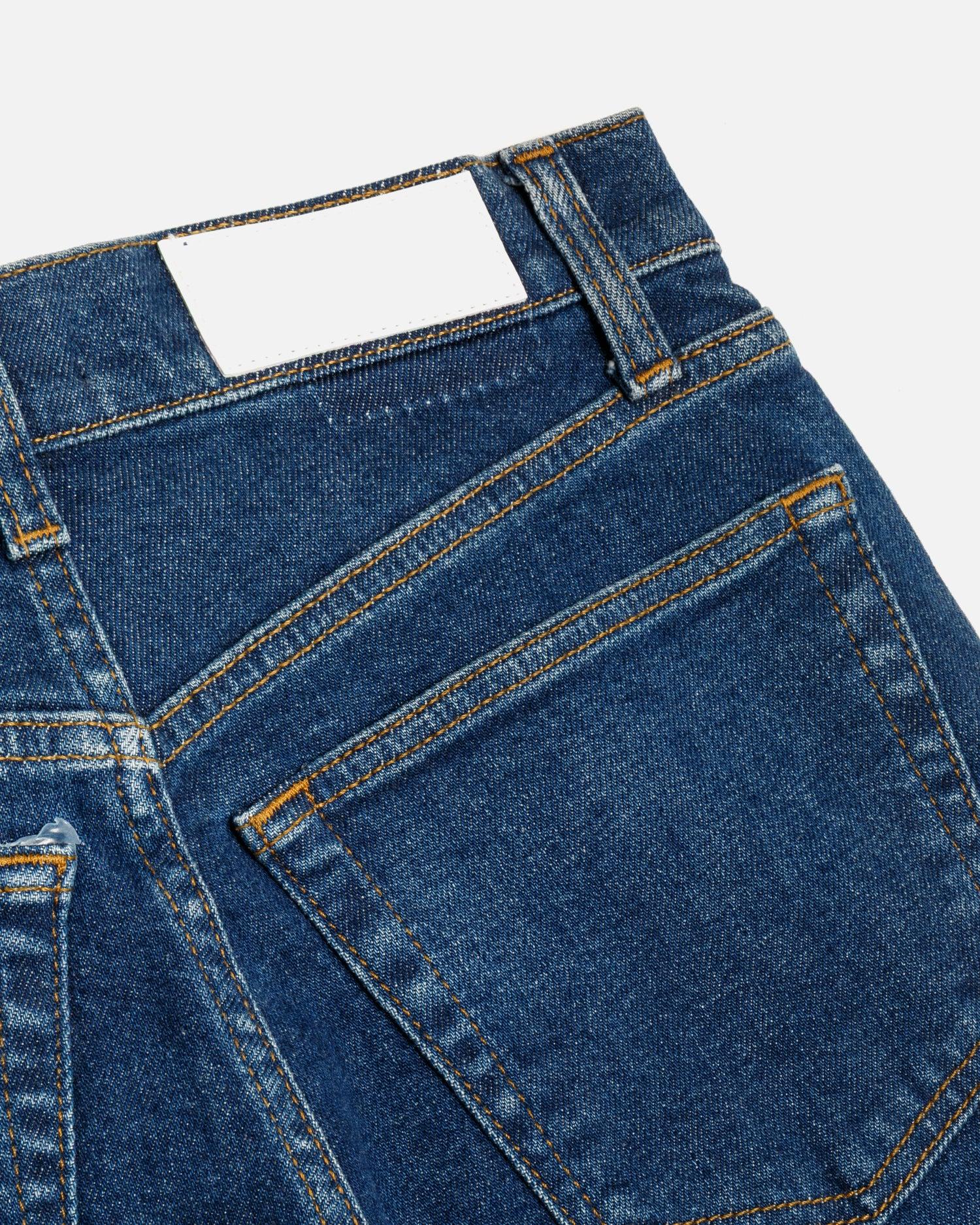 Comfort Stretch High Rise Wide Leg Crop - Heritage Rinse Product Image