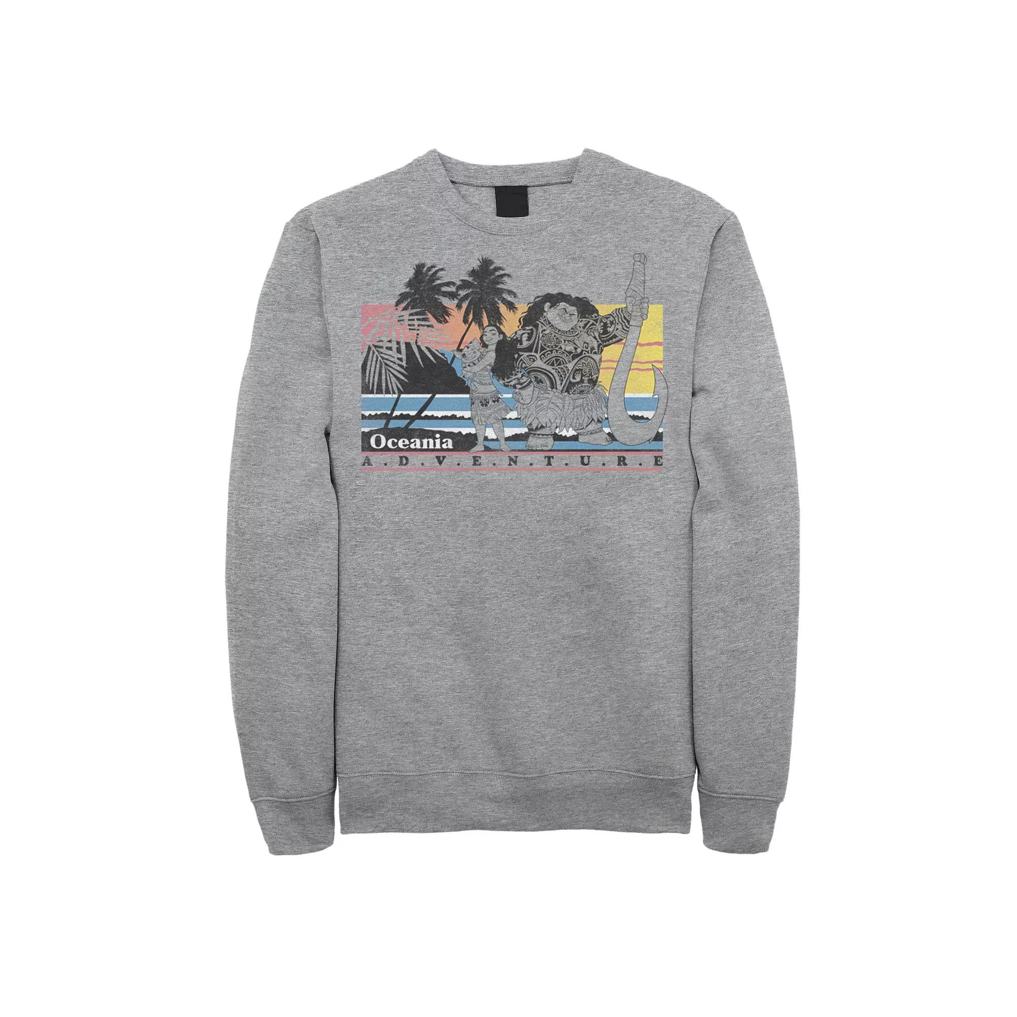 Disney's Moana Maui Pua Men's Oceania Adventure Vintage Sweatshirt,  Product Image