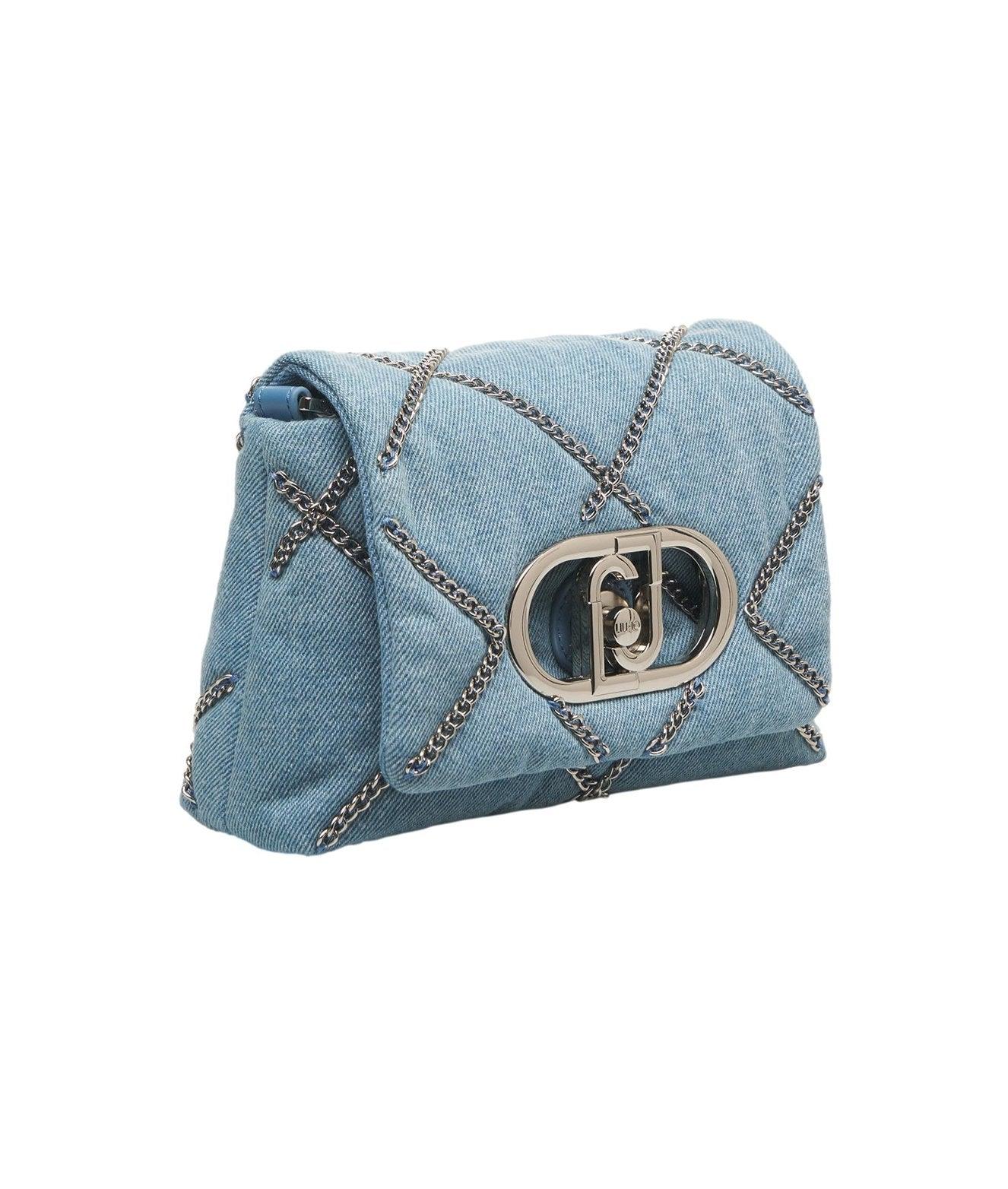 Denim shoulder bag 'LaPuffy' Product Image