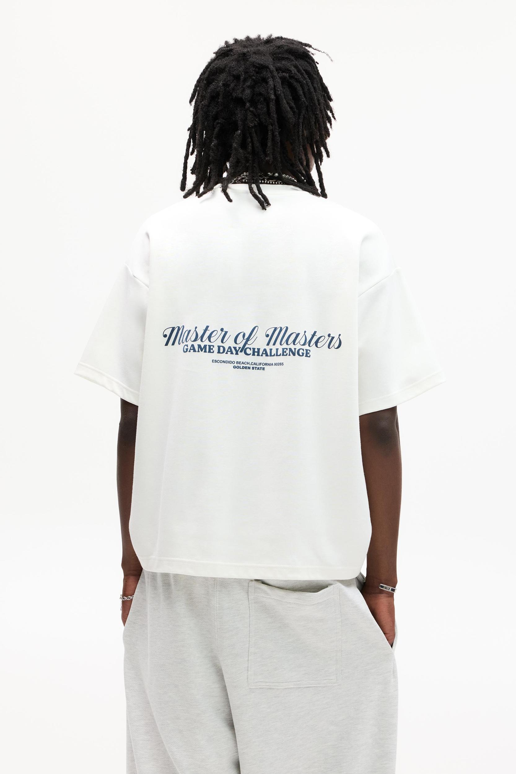 Embroidered short sleeve sweatshirt Product Image