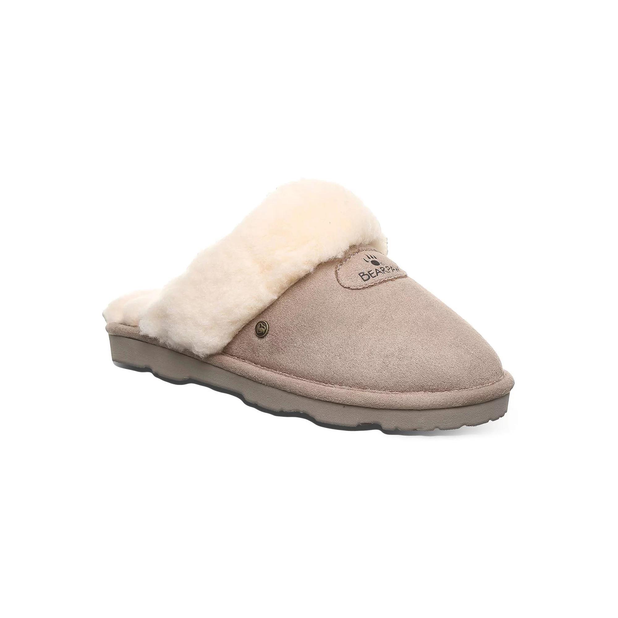 Bearpaw Effie Women's Plush Collar Slippers,  Product Image