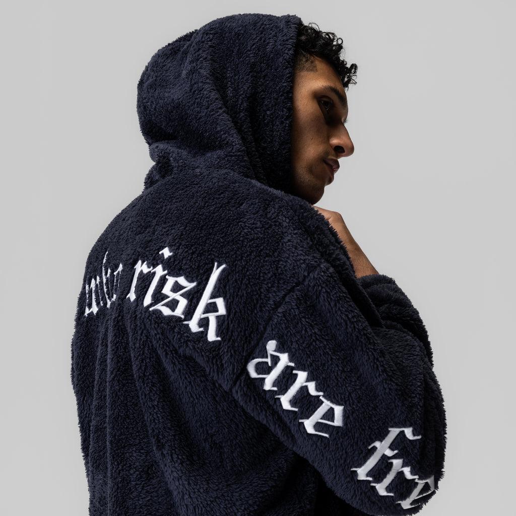 0553. Sherpa Recovery Hoodie - Navy/White Product Image
