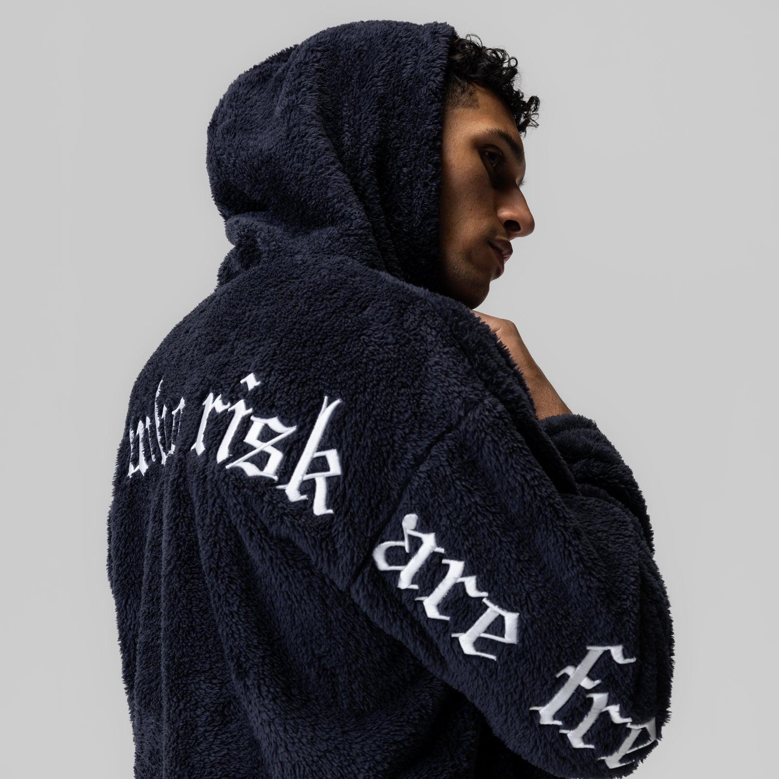 0553. Sherpa Recovery Hoodie - Navy/White Product Image