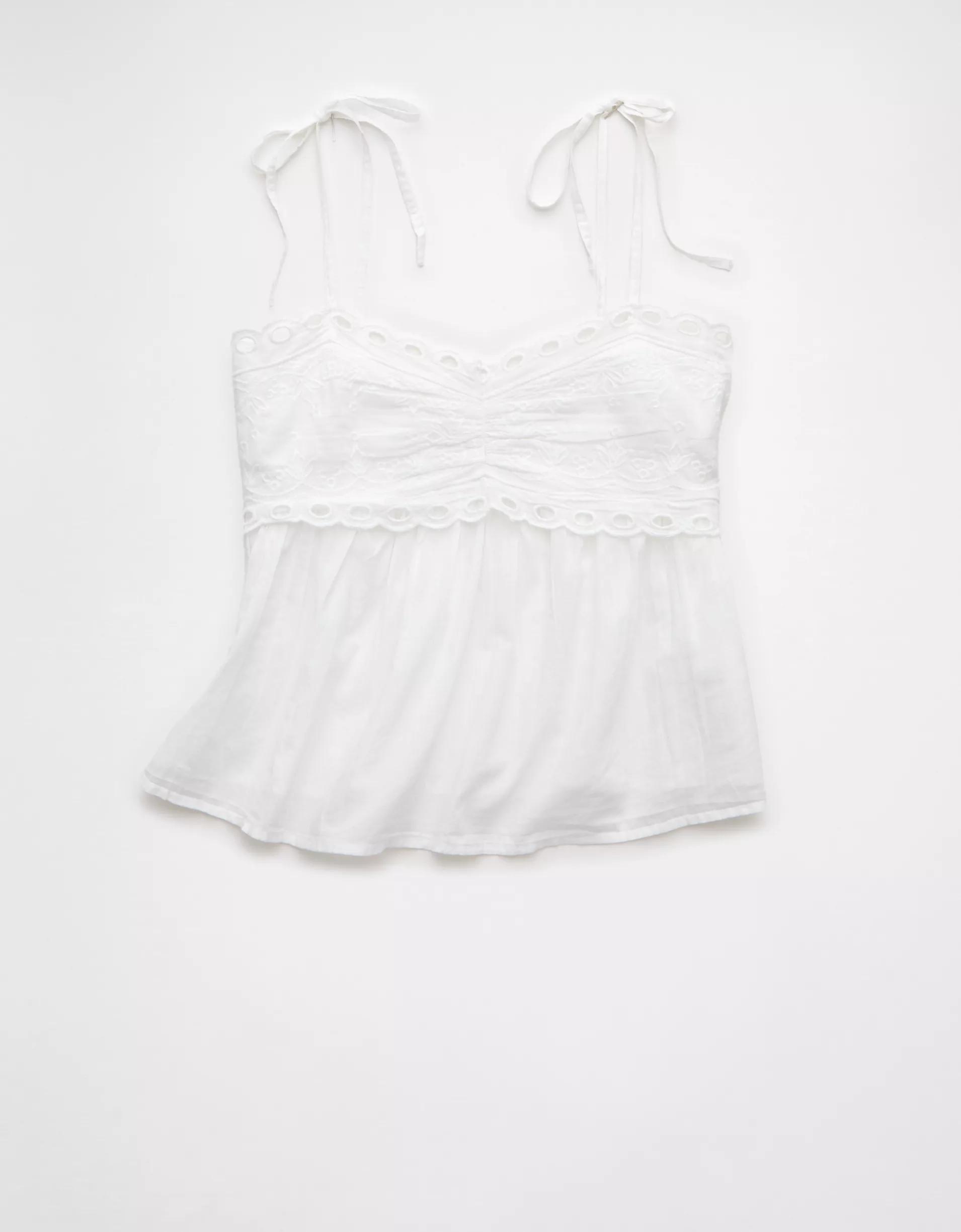 AE Eyelet Tie Strap Cami Product Image