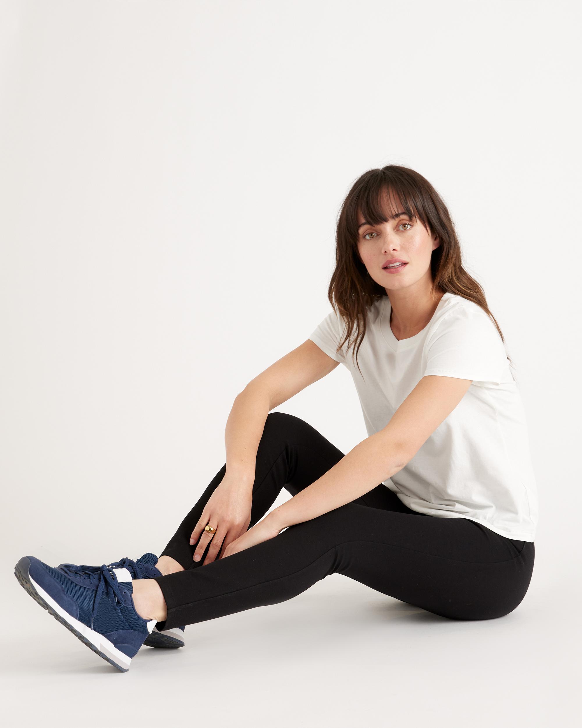 Quince | Women's Ultra-Stretch Ponte Skinny Pants Petite Rayon Product Image