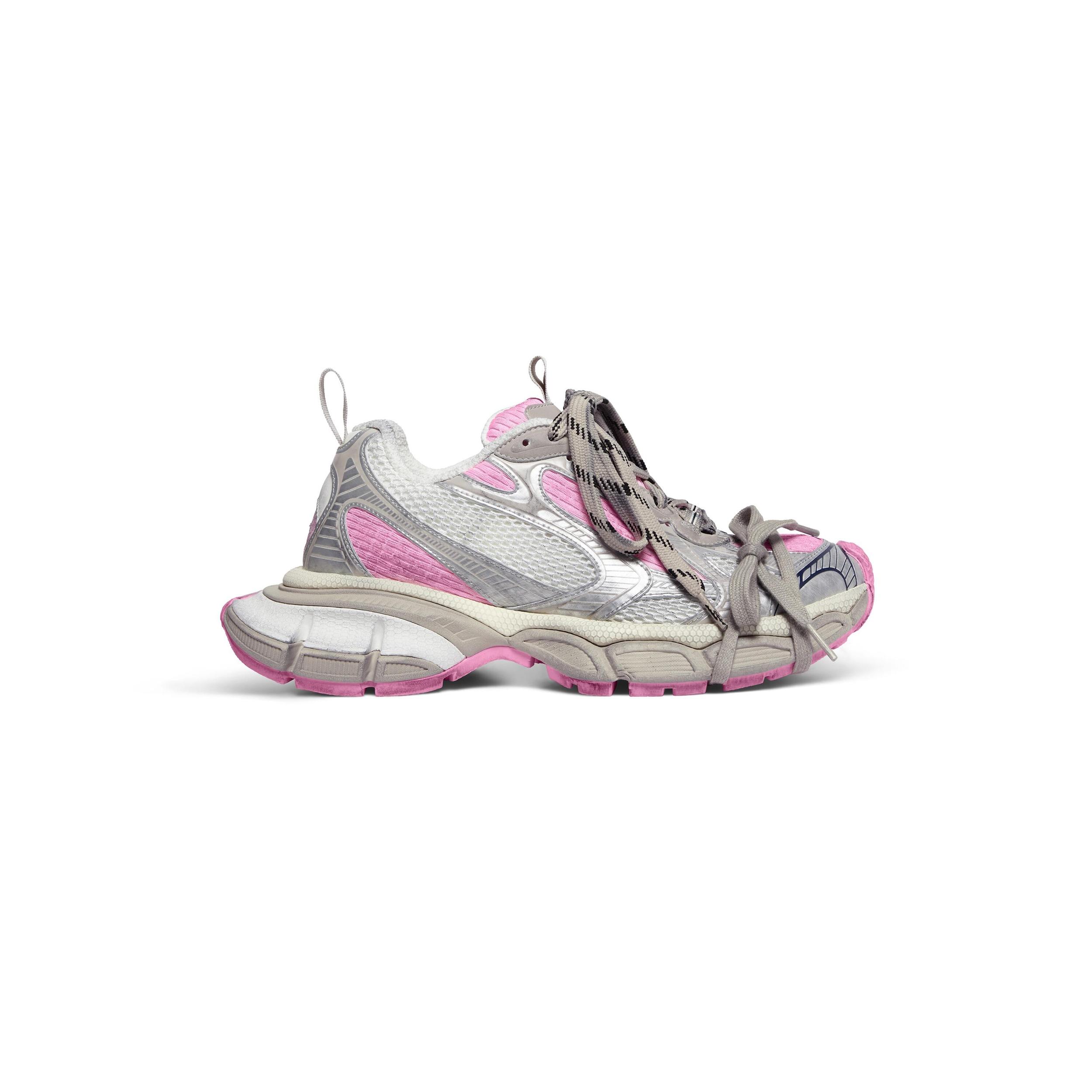 Women's 3xl Sneaker in White/grey/pink Product Image