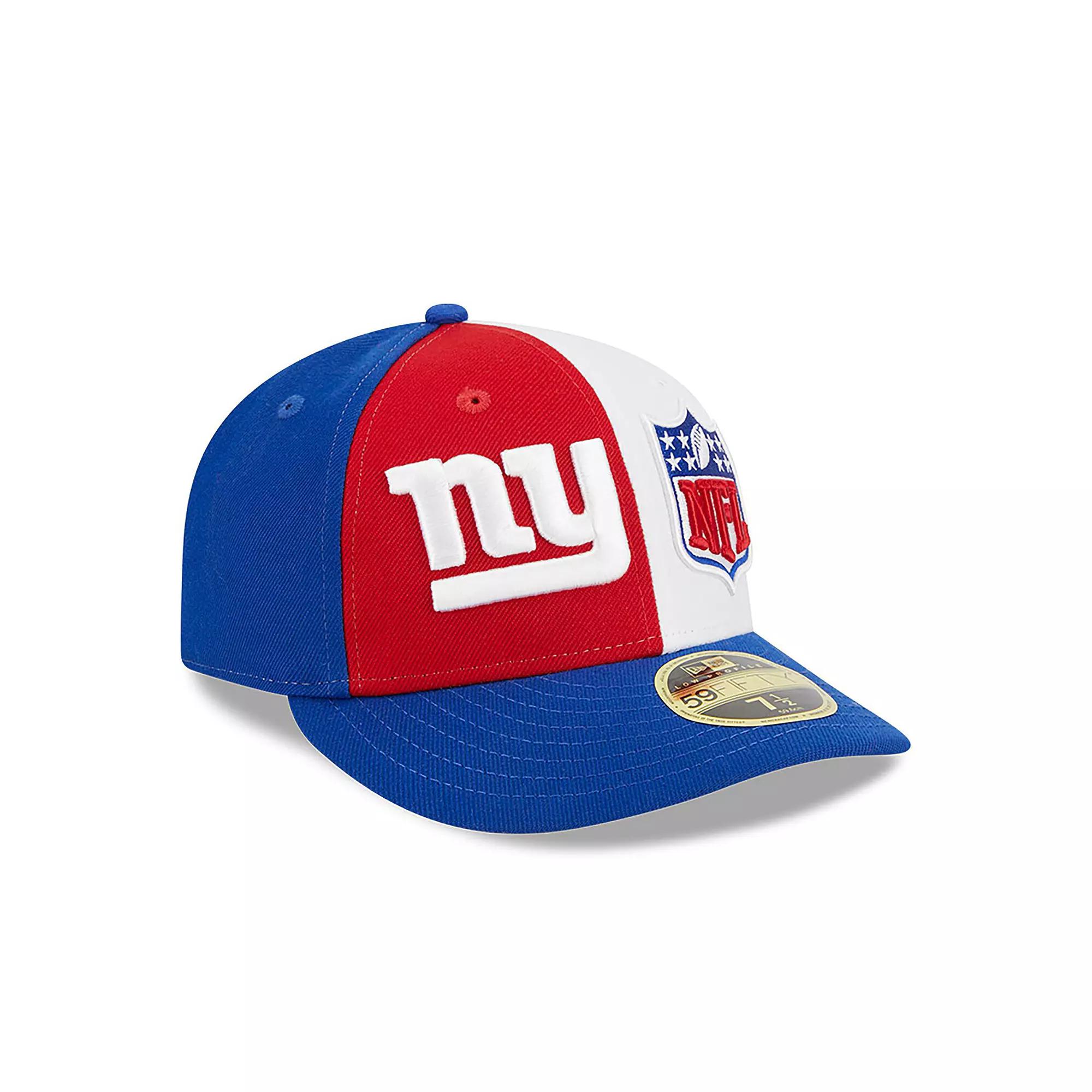 Men's New Era Red/Royal New York Giants 2023 Sideline Low Profile 59FIFTY Fitted Hat,  Product Image
