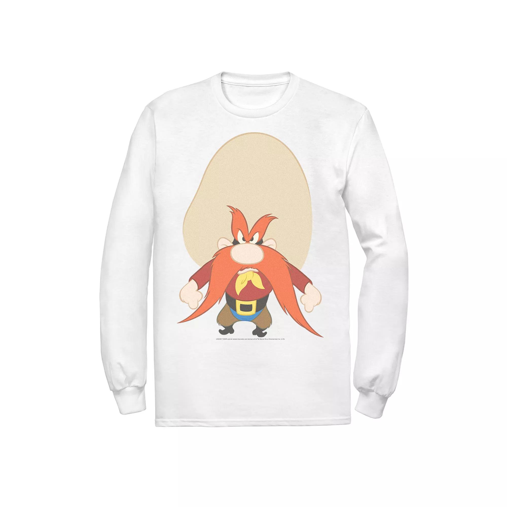 Men's Looney Tunes Yosemite Sam Angry Portrait Tee, Size: XL, White Product Image