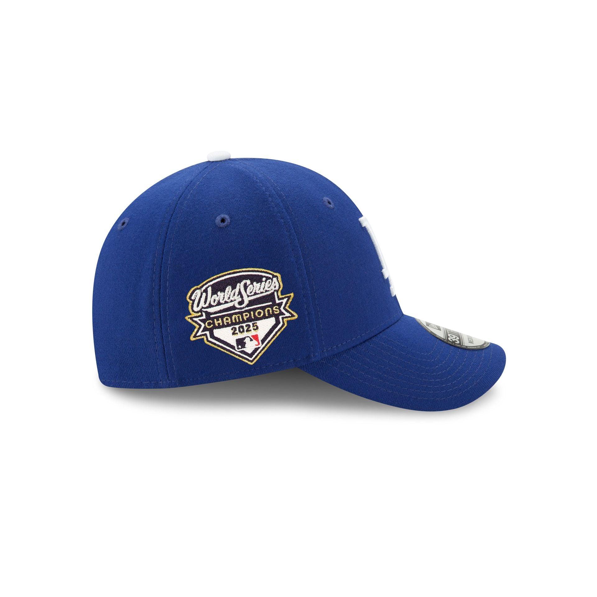 Los Angeles Dodgers 2025 World Series Side Patch 39THIRTY Stretch Fit Hat Male Product Image