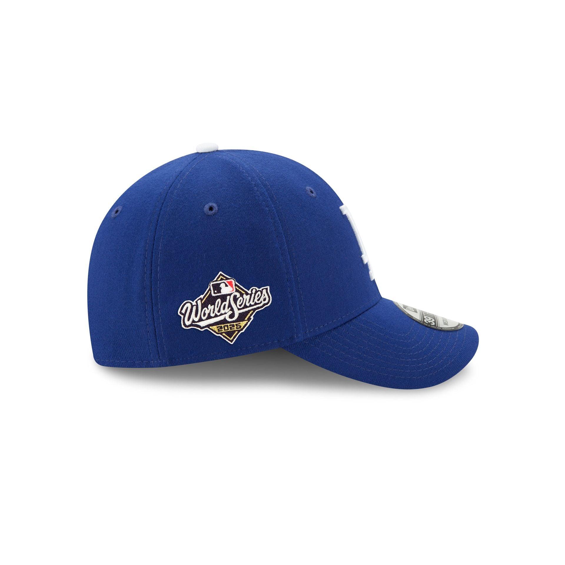 Los Angeles Dodgers 2025 World Series Side Patch 39THIRTY Stretch Fit Hat Male Product Image