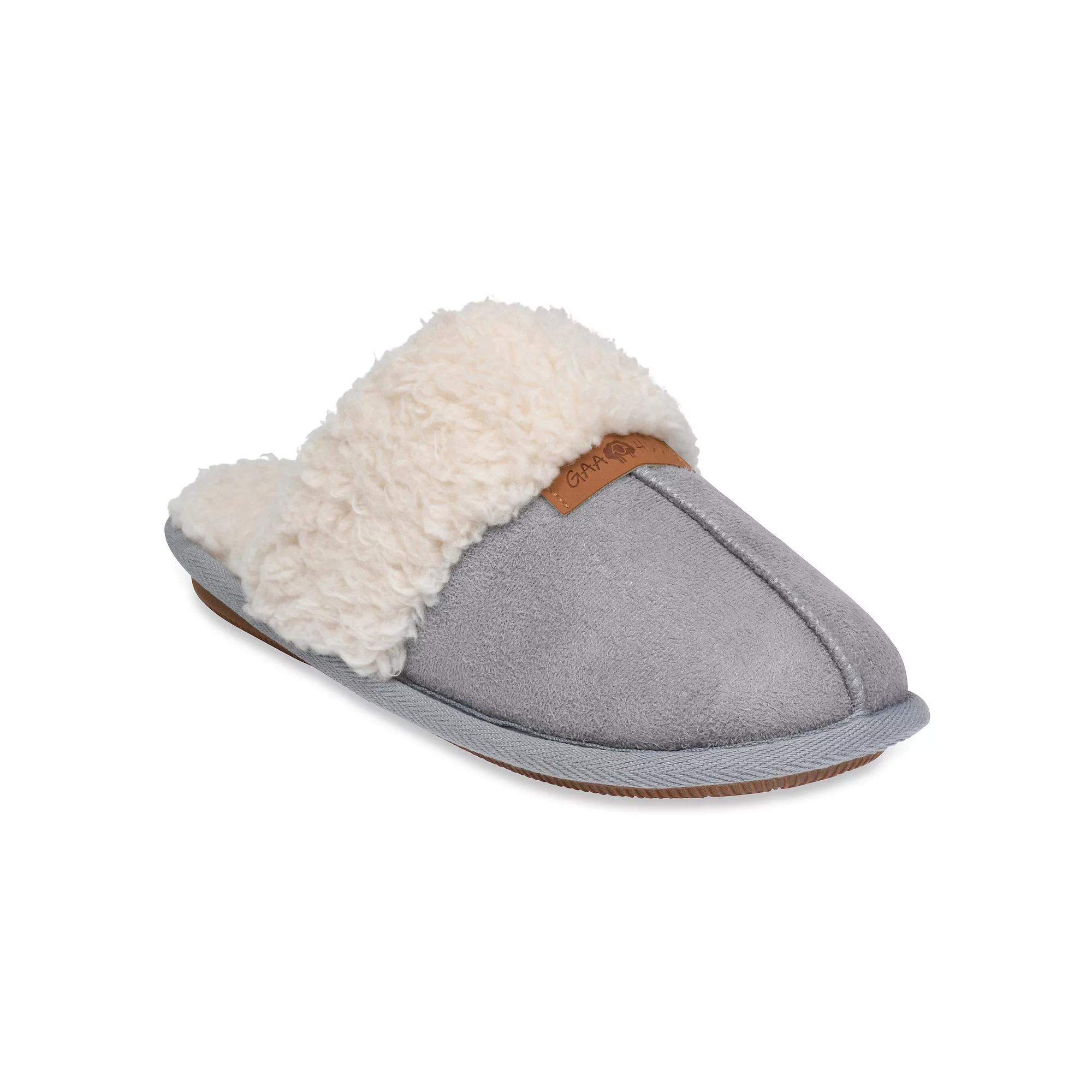 GaaHuu Womens Sherpa Lined Memory Foam Scuff Slippers Product Image