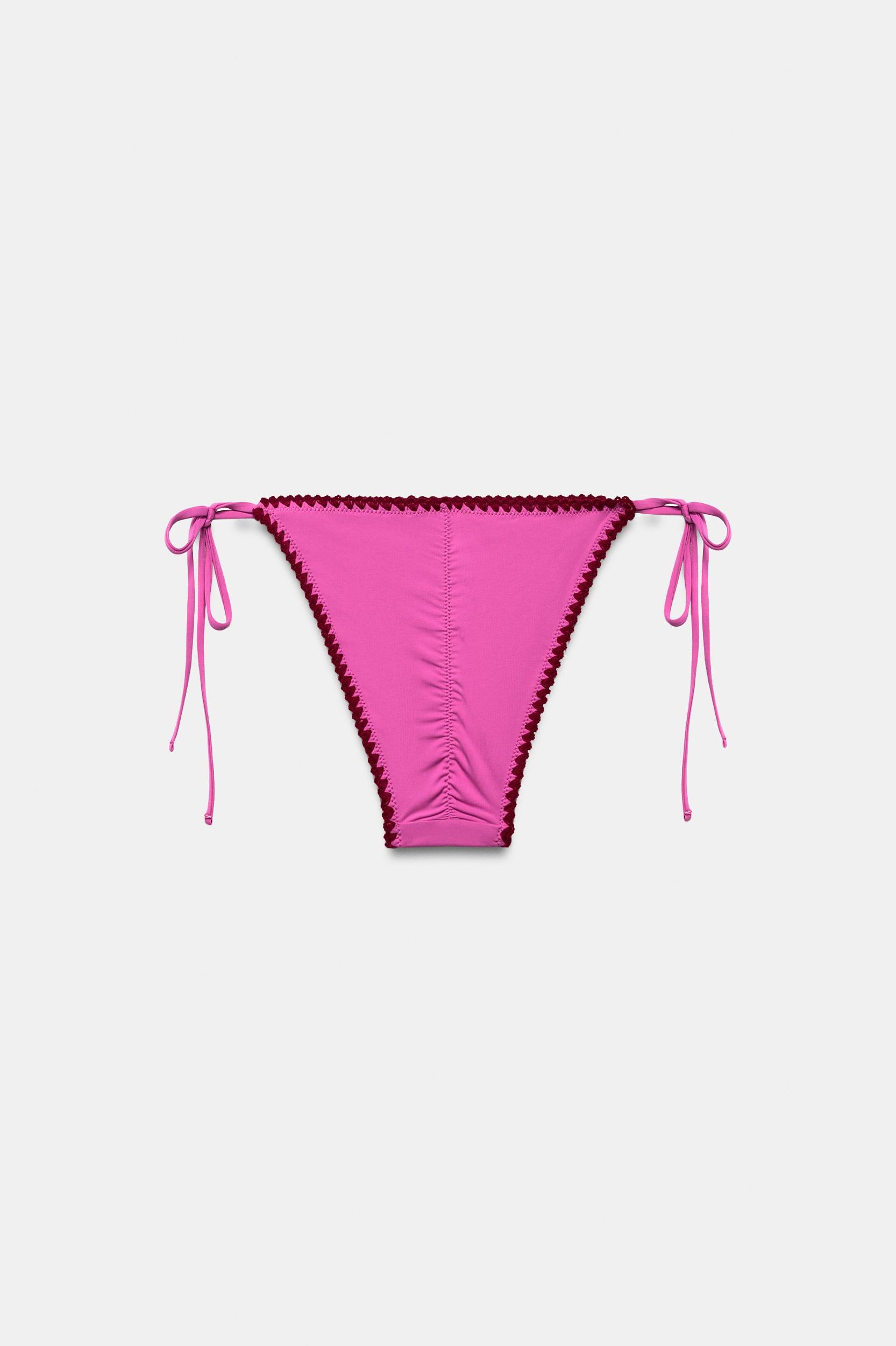 SEAMED BANDEAU BIKINI TOP Product Image