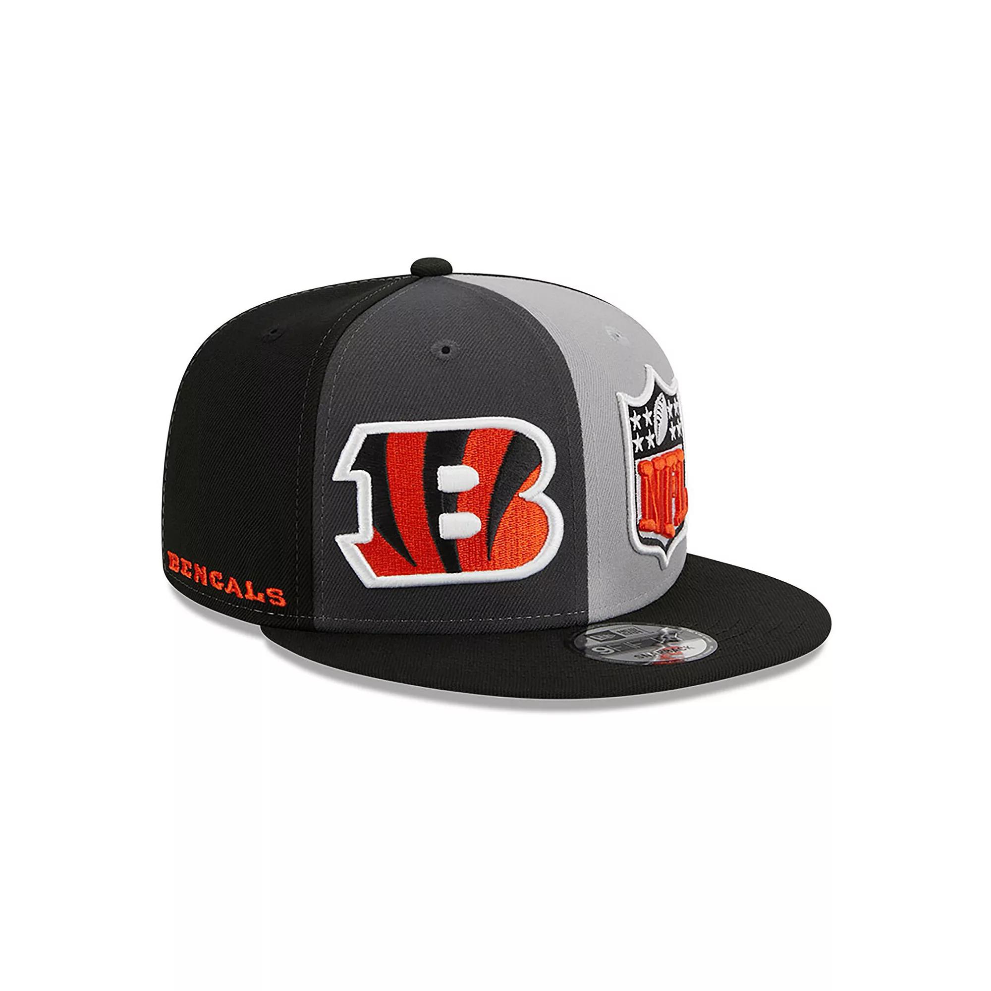 Men's New Era  Black/Gray Cincinnati Bengals 2023 Sideline 9FIFTY Snapback Hat, Grey Product Image