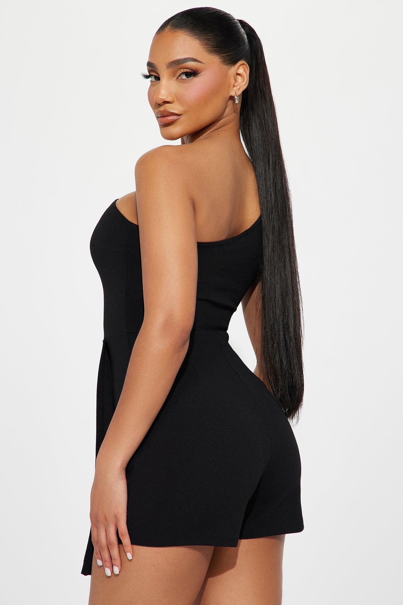 The Reason Is You Romper - Black Product Image