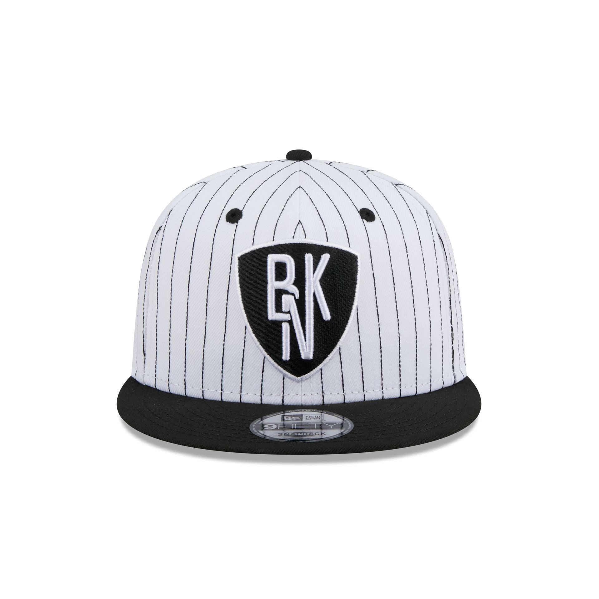 Brooklyn Nets Deceptor Pinstripe 9FIFTY Snapback Hat Male Product Image
