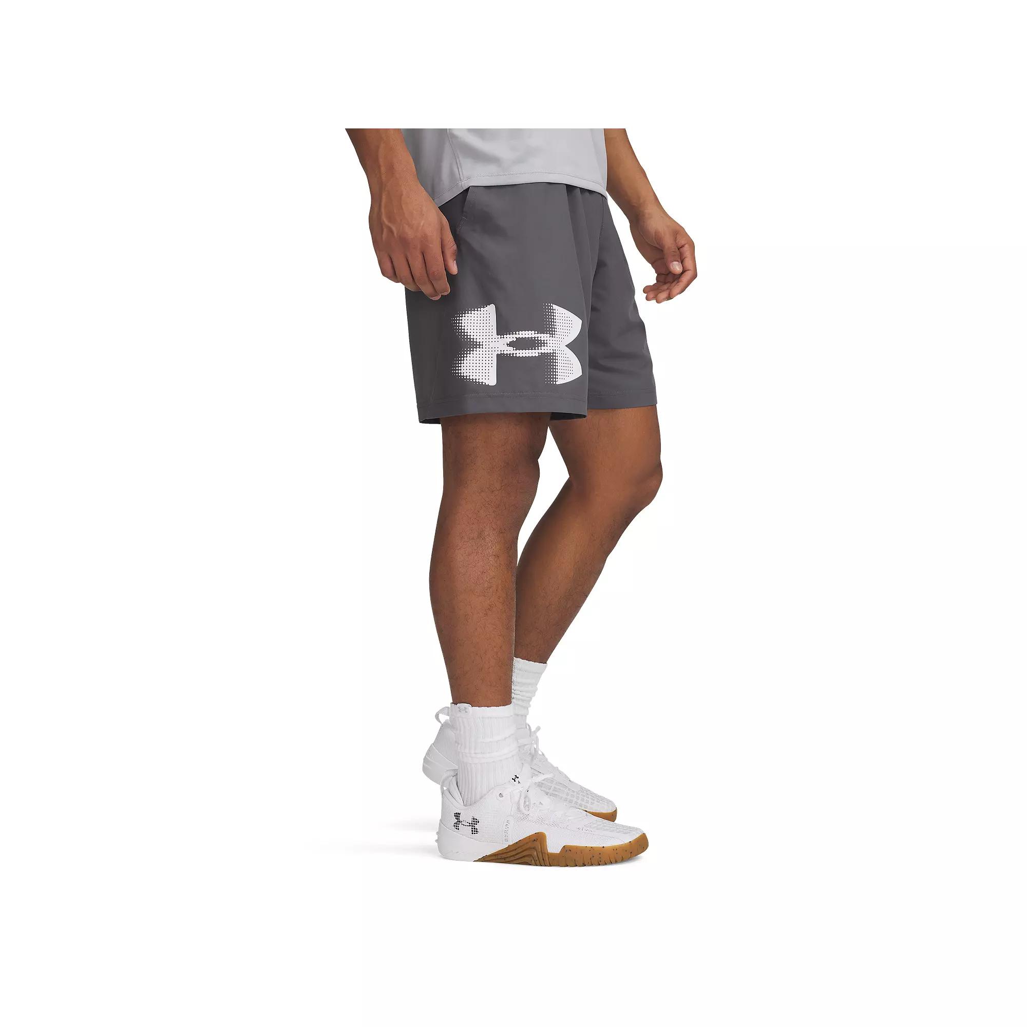 Men's Under Armour Tech™ Woven Graphic Shorts, Size: Small, Gray Product Image
